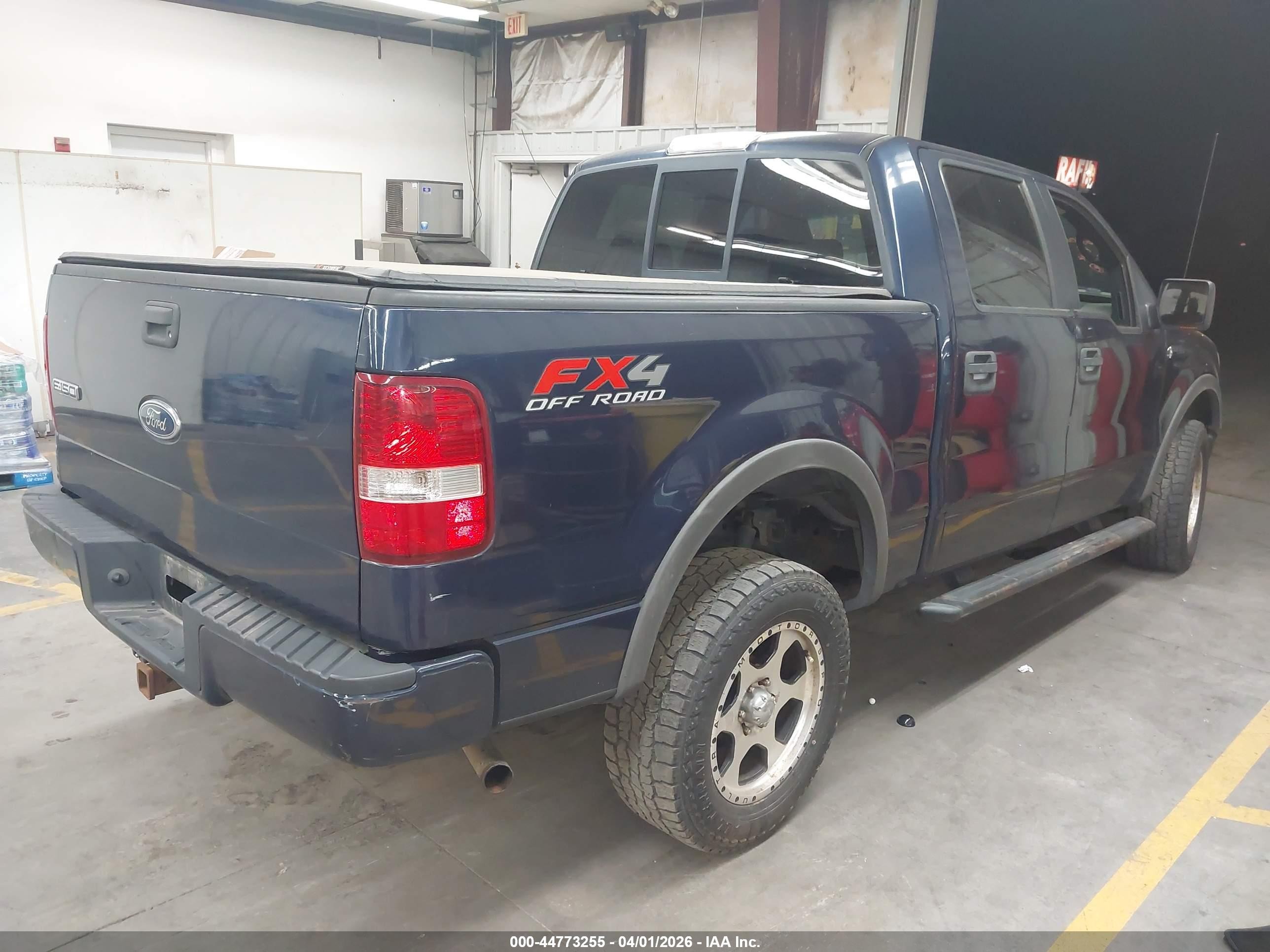 2005 Ford F-150 Fx4/lariat/xlt Blue vin: 1FTPW14525KC85241
