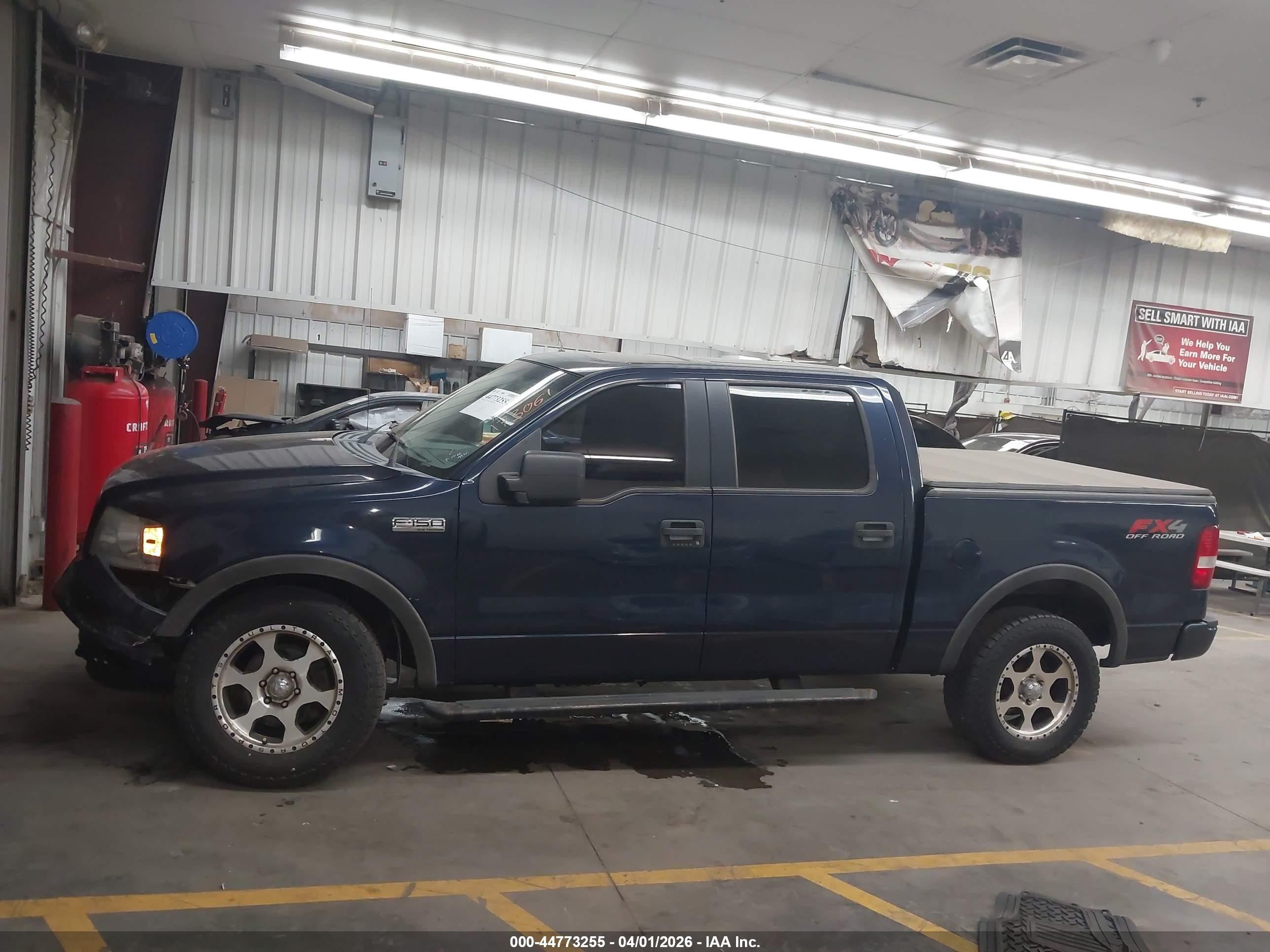 2005 Ford F-150 Fx4/lariat/xlt Blue vin: 1FTPW14525KC85241