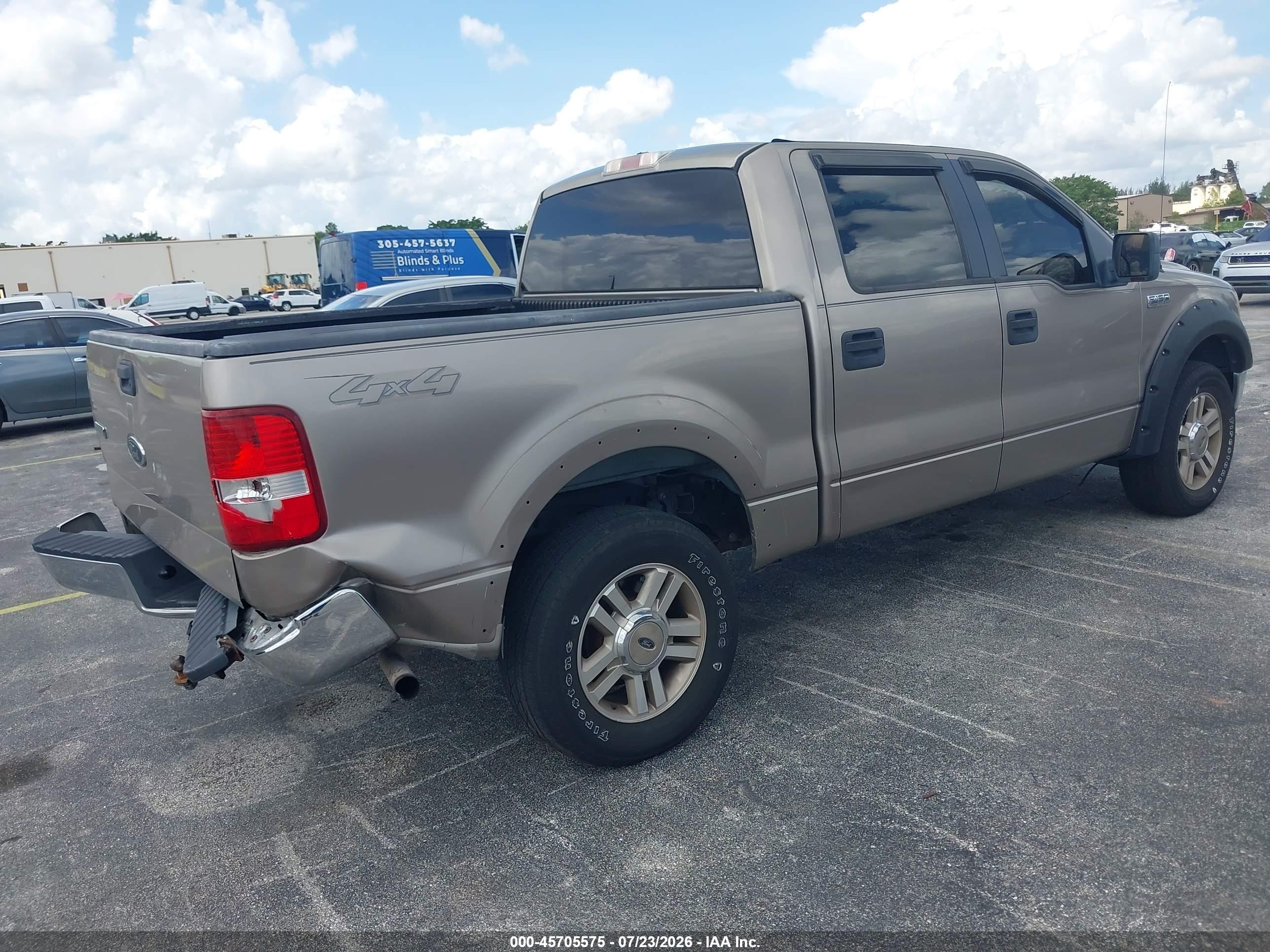 2005 Ford F-150 Fx4/lariat/xlt Tan vin: 1FTPW14525KD01115