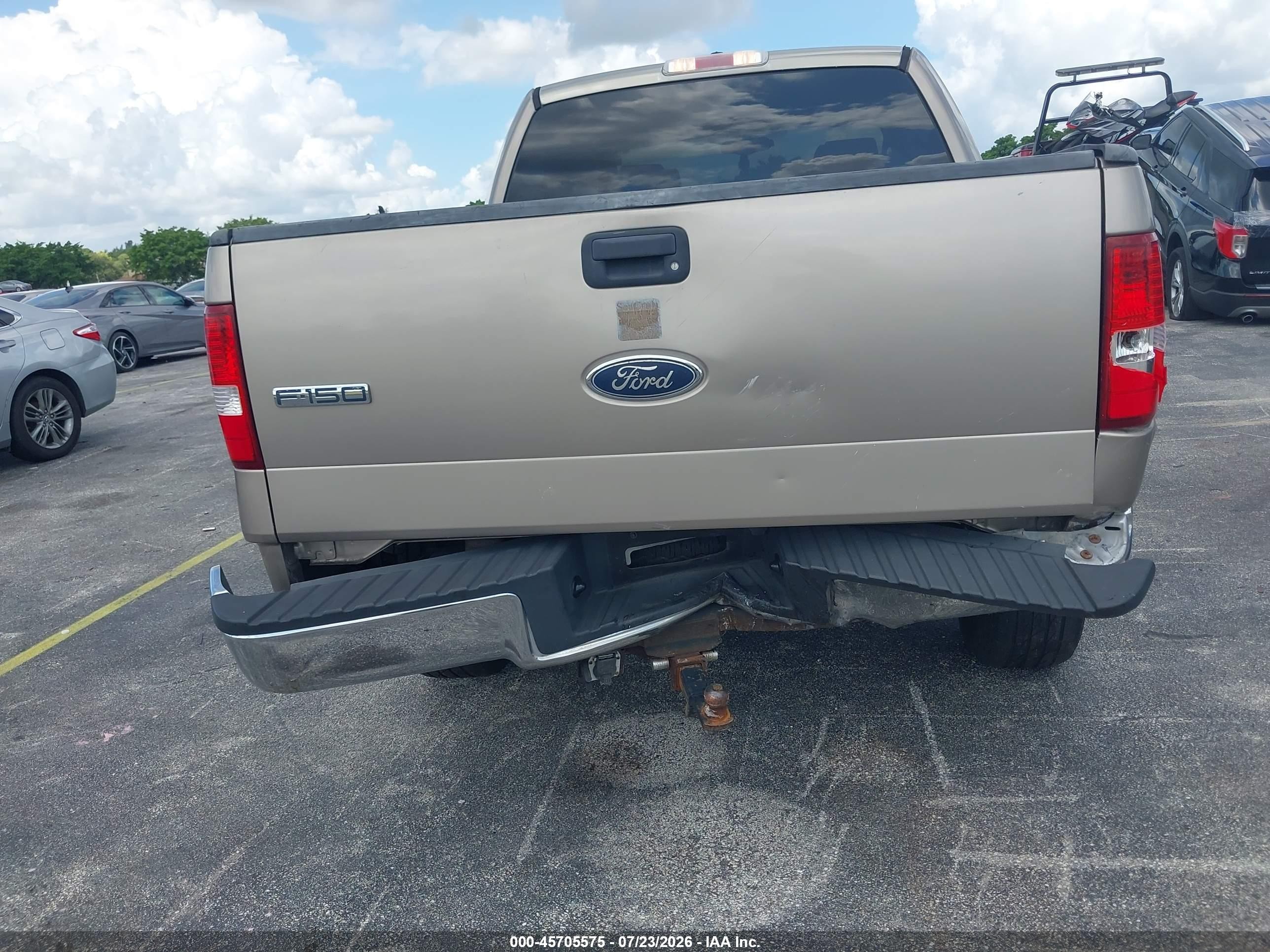 2005 Ford F-150 Fx4/lariat/xlt Tan vin: 1FTPW14525KD01115
