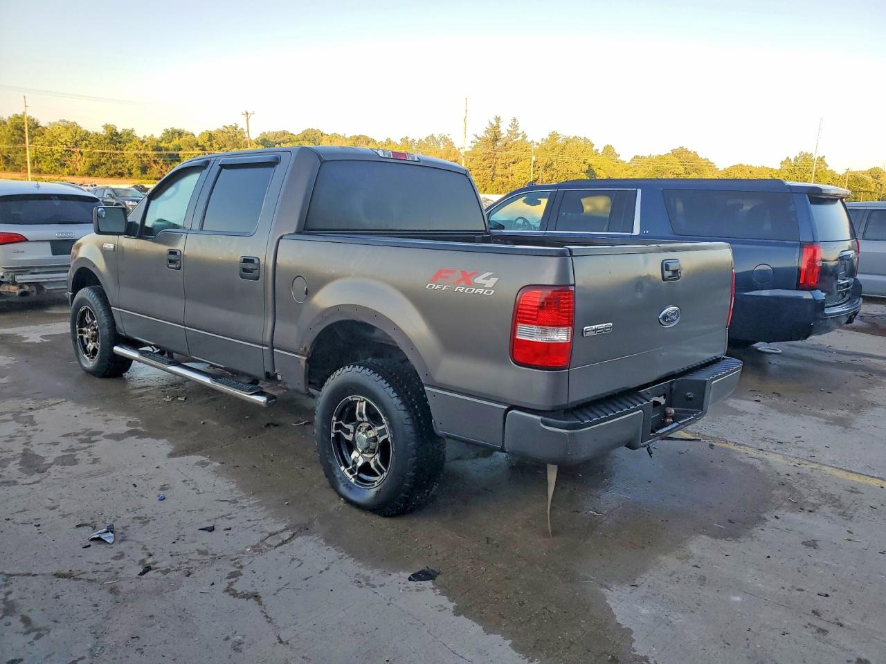 2005 Ford F150 Supercrew Gray vin: 1FTPW14525KD32252