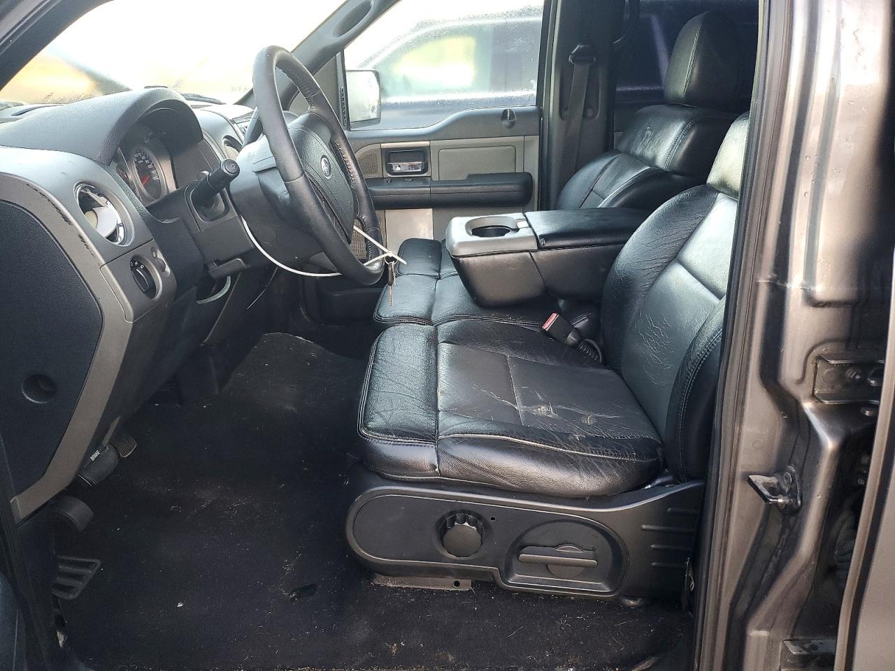2005 Ford F150 Supercrew Gray vin: 1FTPW14525KD32252