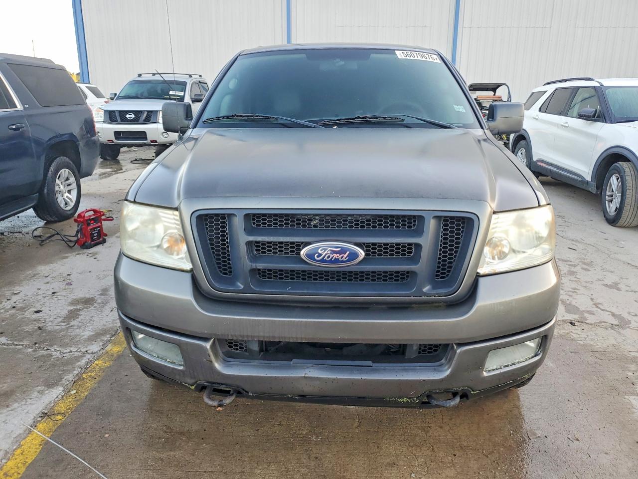 2005 Ford F150 Supercrew Gray vin: 1FTPW14525KD32252