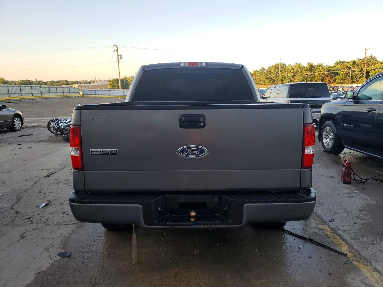 2005 Ford F150 Supercrew Gray vin: 1FTPW14525KD32252