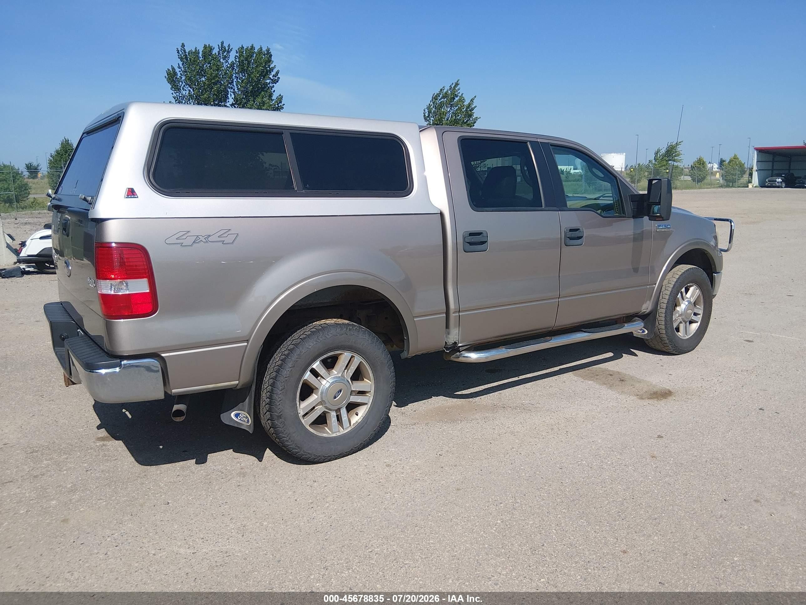 2005 Ford F-150 Fx4/lariat/xlt Tan vin: 1FTPW14525KE18483