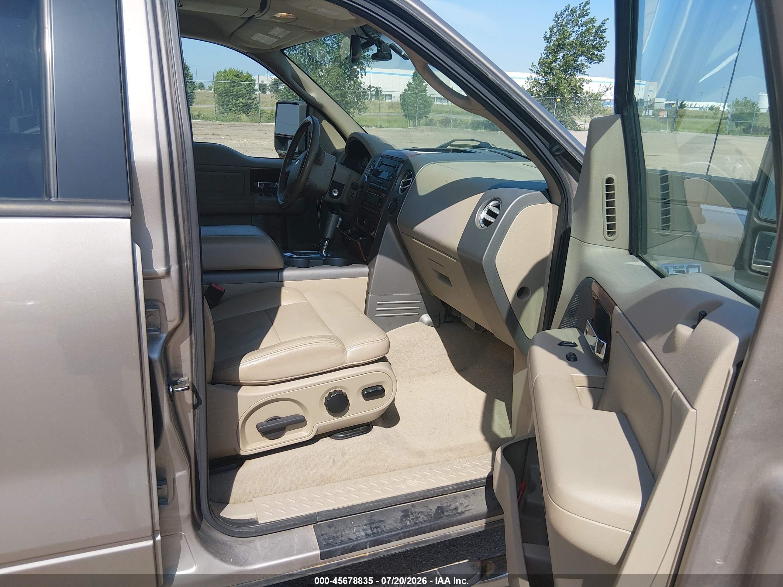 2005 Ford F-150 Fx4/lariat/xlt Tan vin: 1FTPW14525KE18483