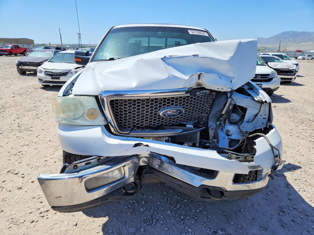 2005 Ford F150 Supercrew White vin: 1FTPW14525KE44680