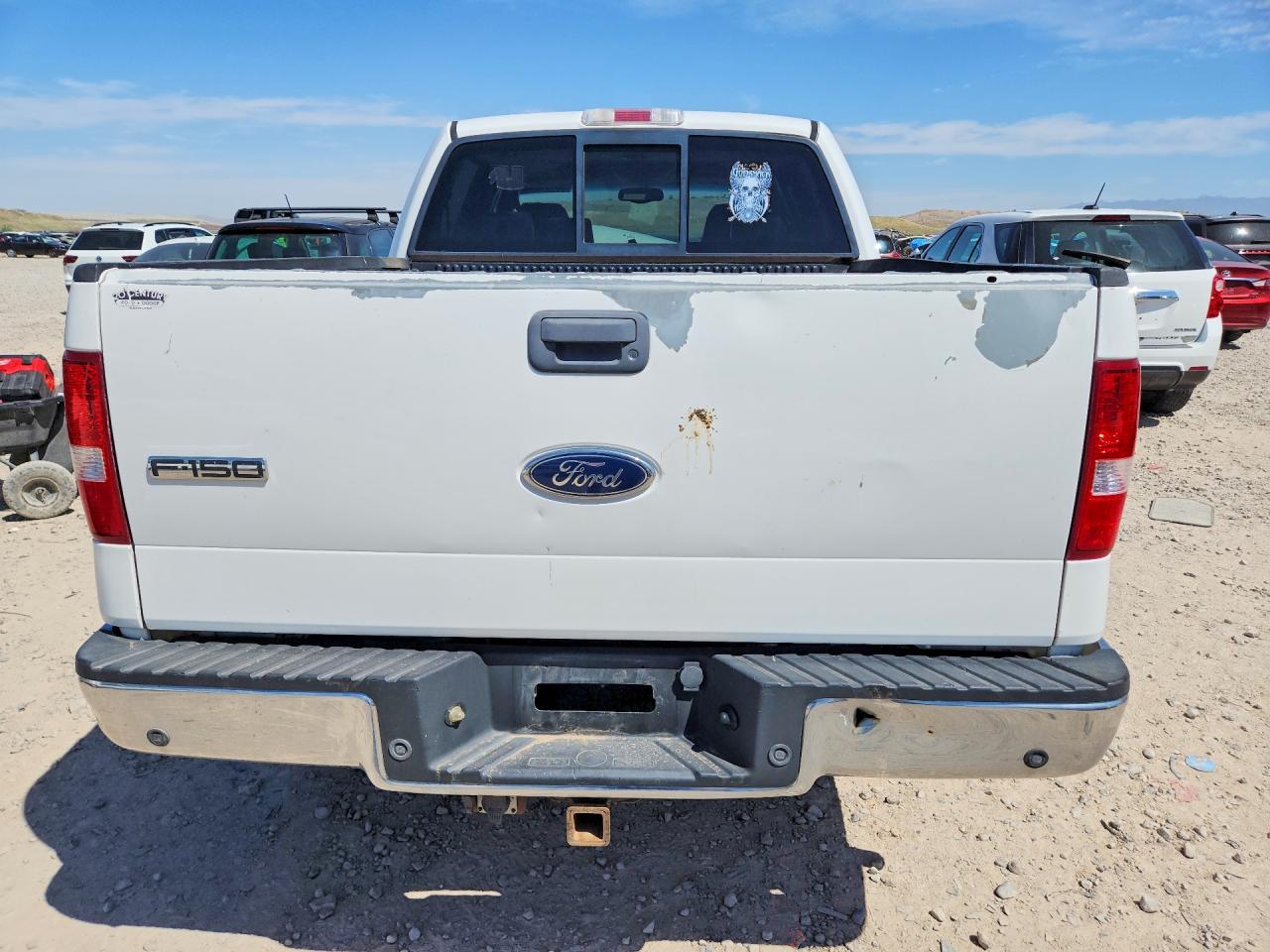 2005 Ford F150 Supercrew White vin: 1FTPW14525KE44680