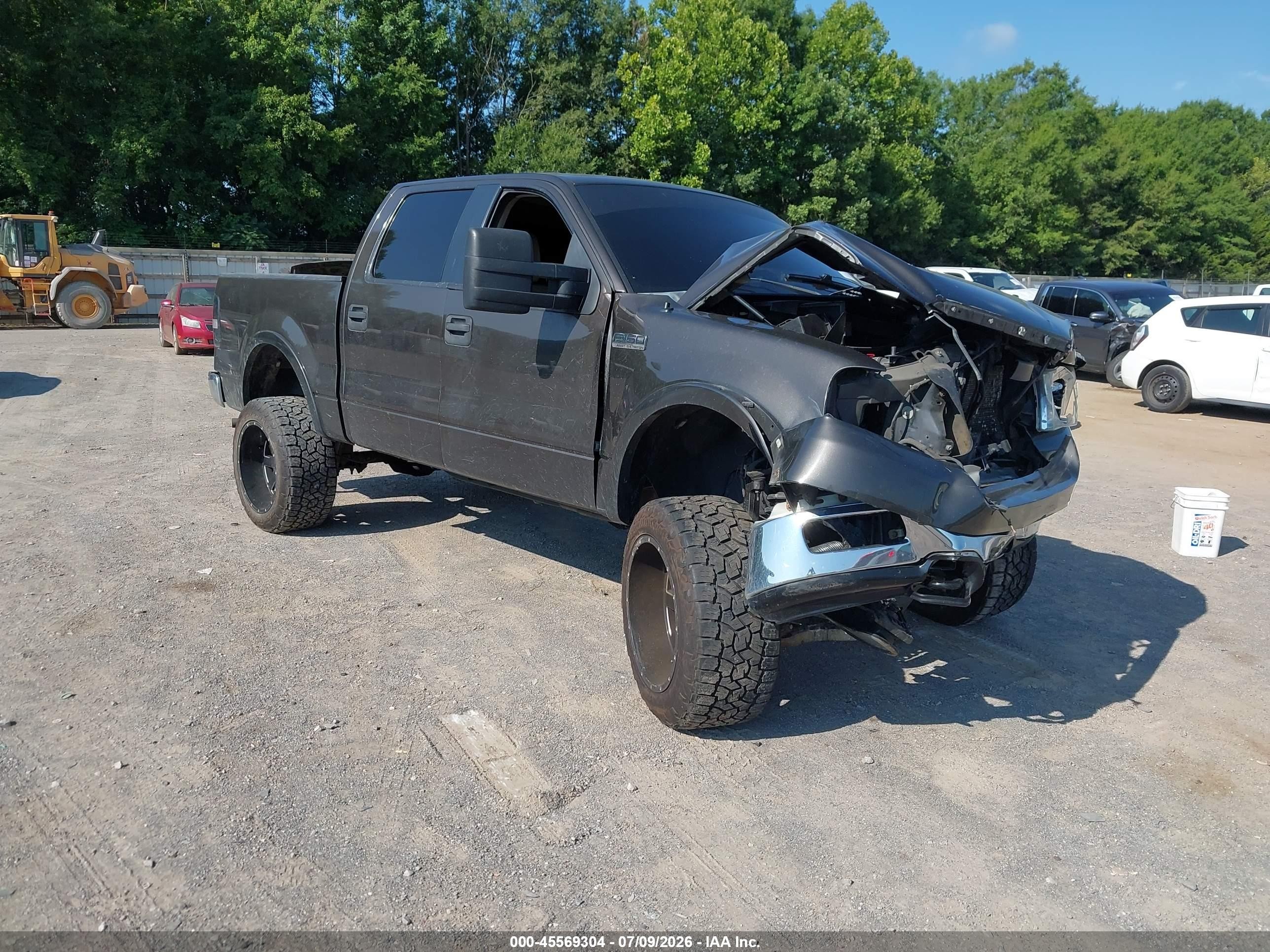 2005 Ford F-150 Fx4/lariat/xlt Gray vin: 1FTPW14525KE59616