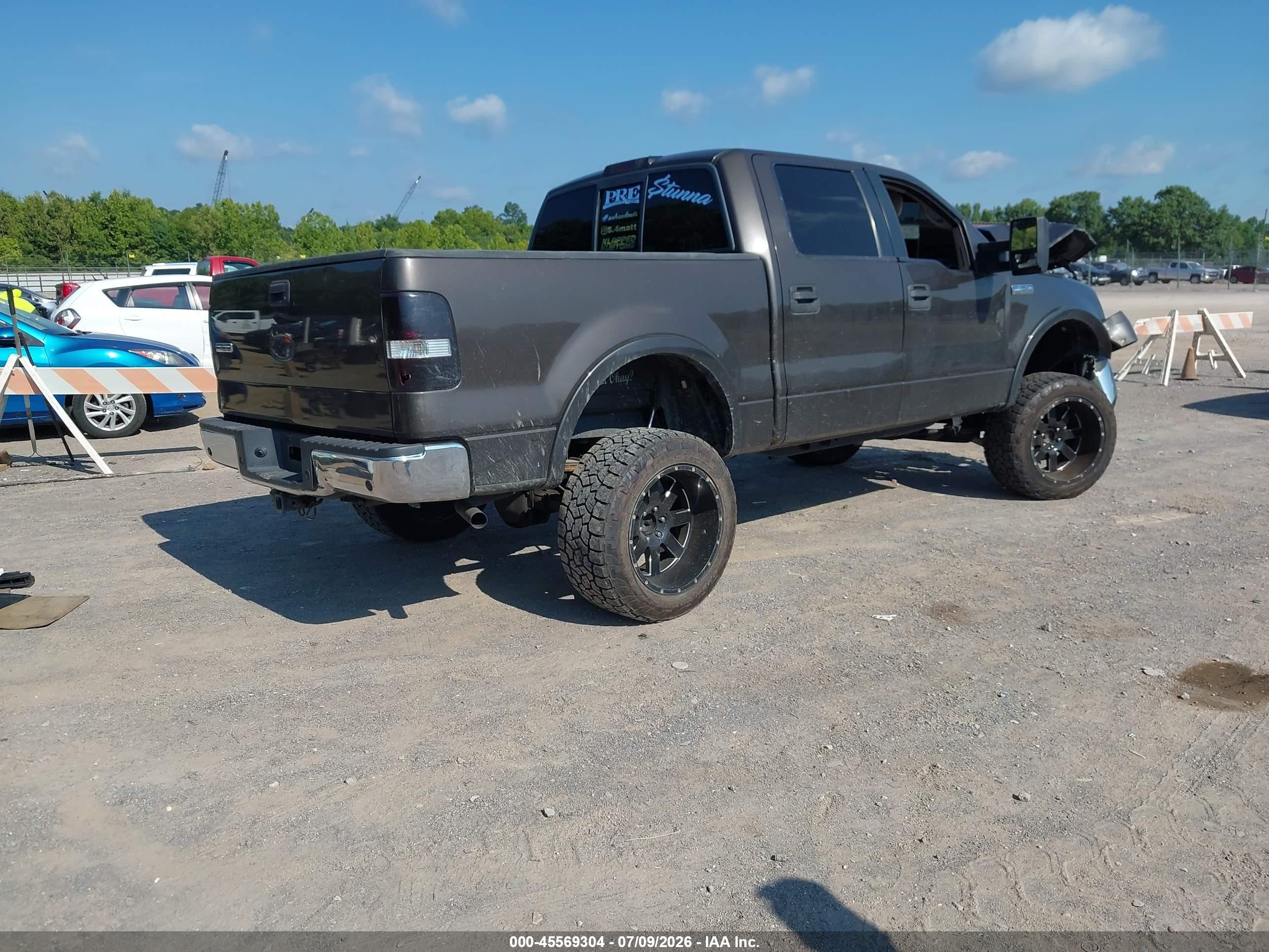 2005 Ford F-150 Fx4/lariat/xlt Gray vin: 1FTPW14525KE59616
