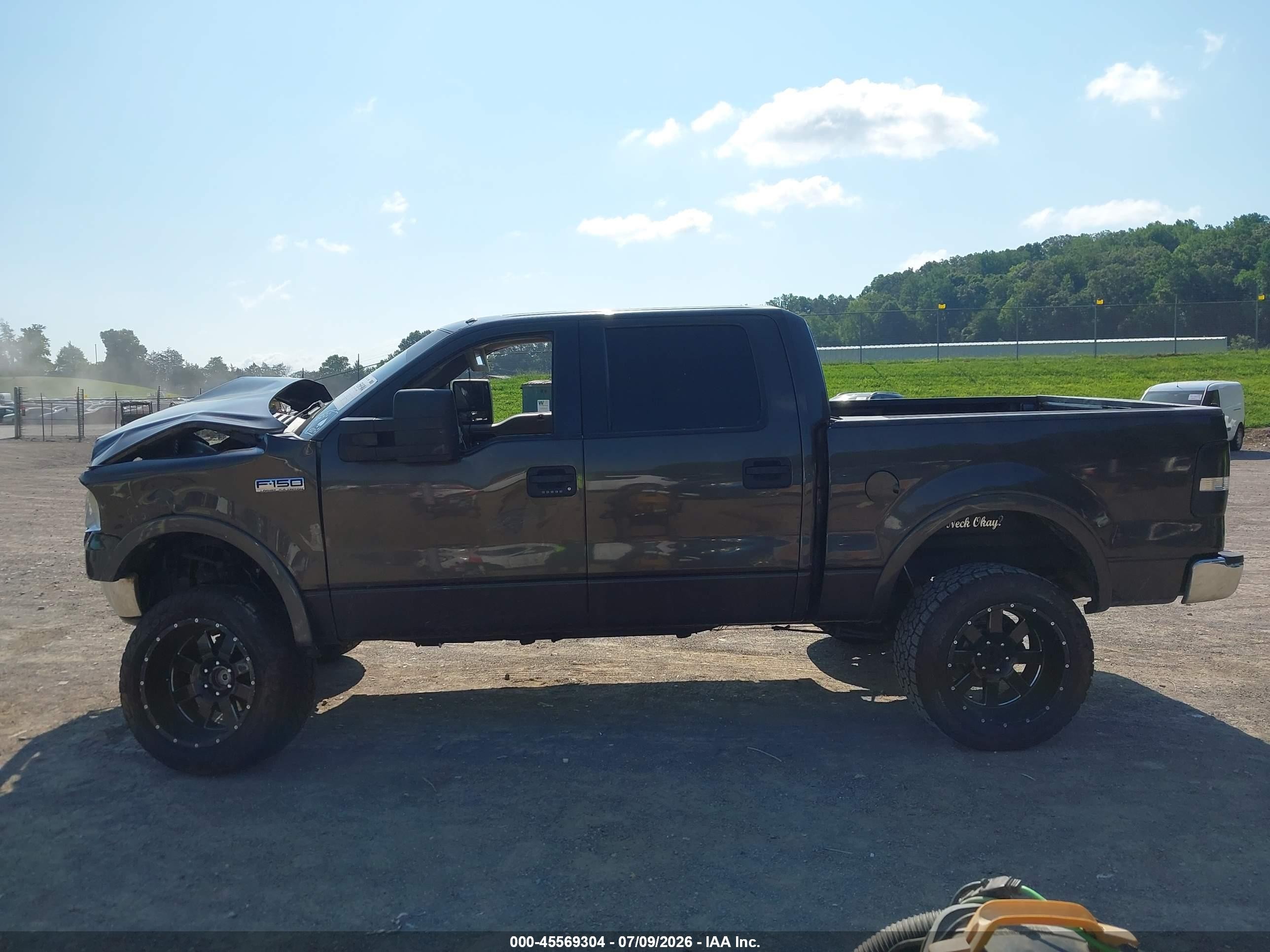 2005 Ford F-150 Fx4/lariat/xlt Gray vin: 1FTPW14525KE59616