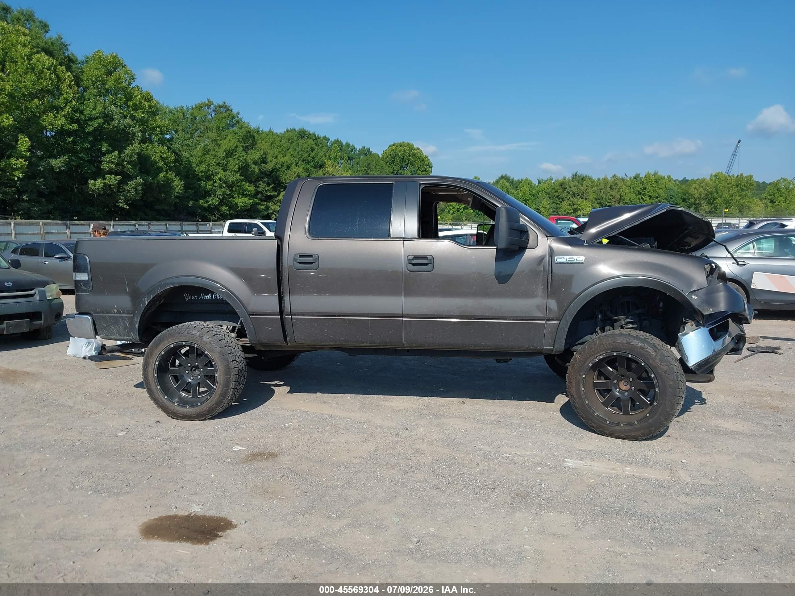 2005 Ford F-150 Fx4/lariat/xlt Gray vin: 1FTPW14525KE59616