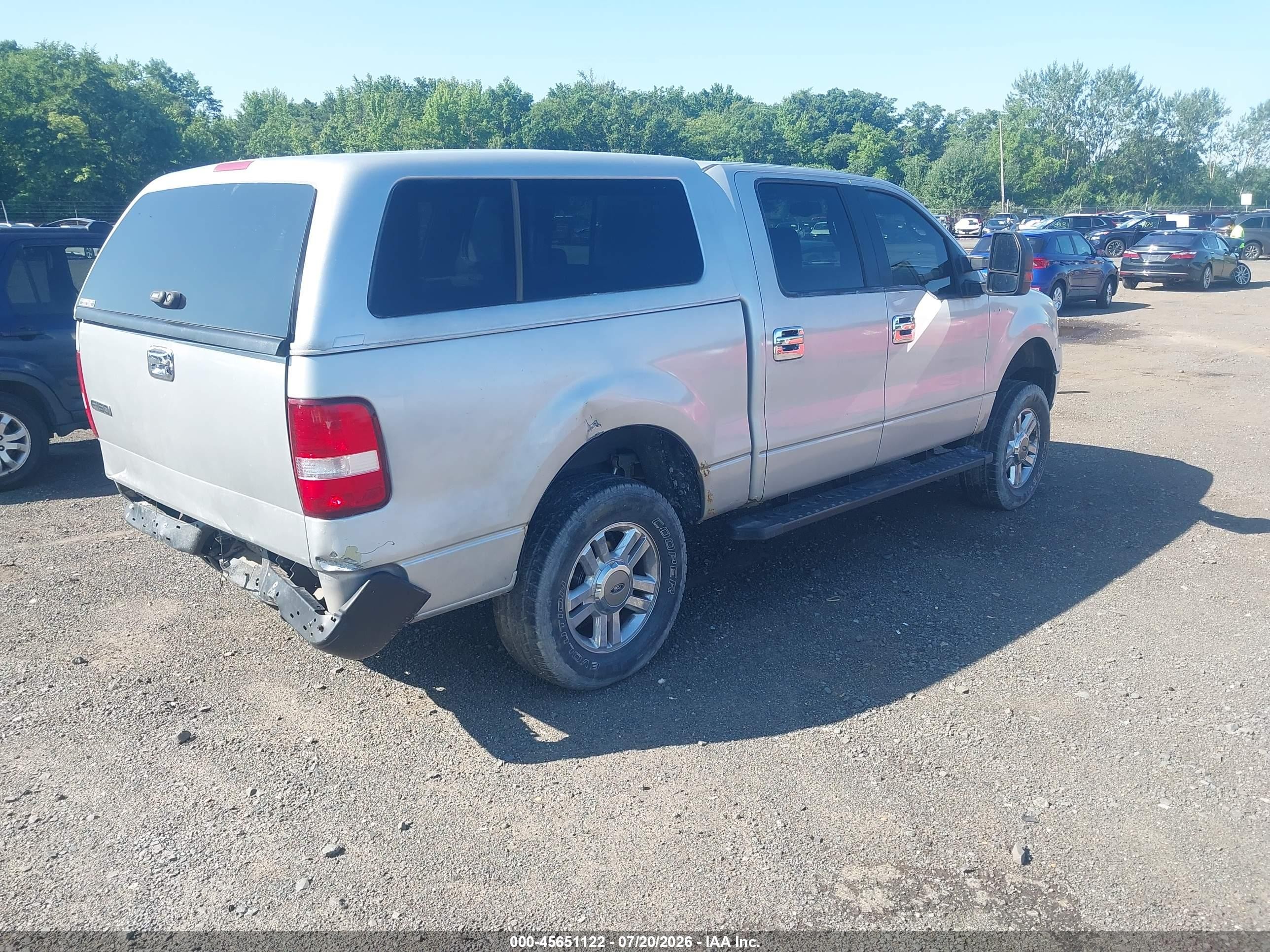 2005 Ford F-150 Fx4/lariat/xlt Gray vin: 1FTPW14525KE78036