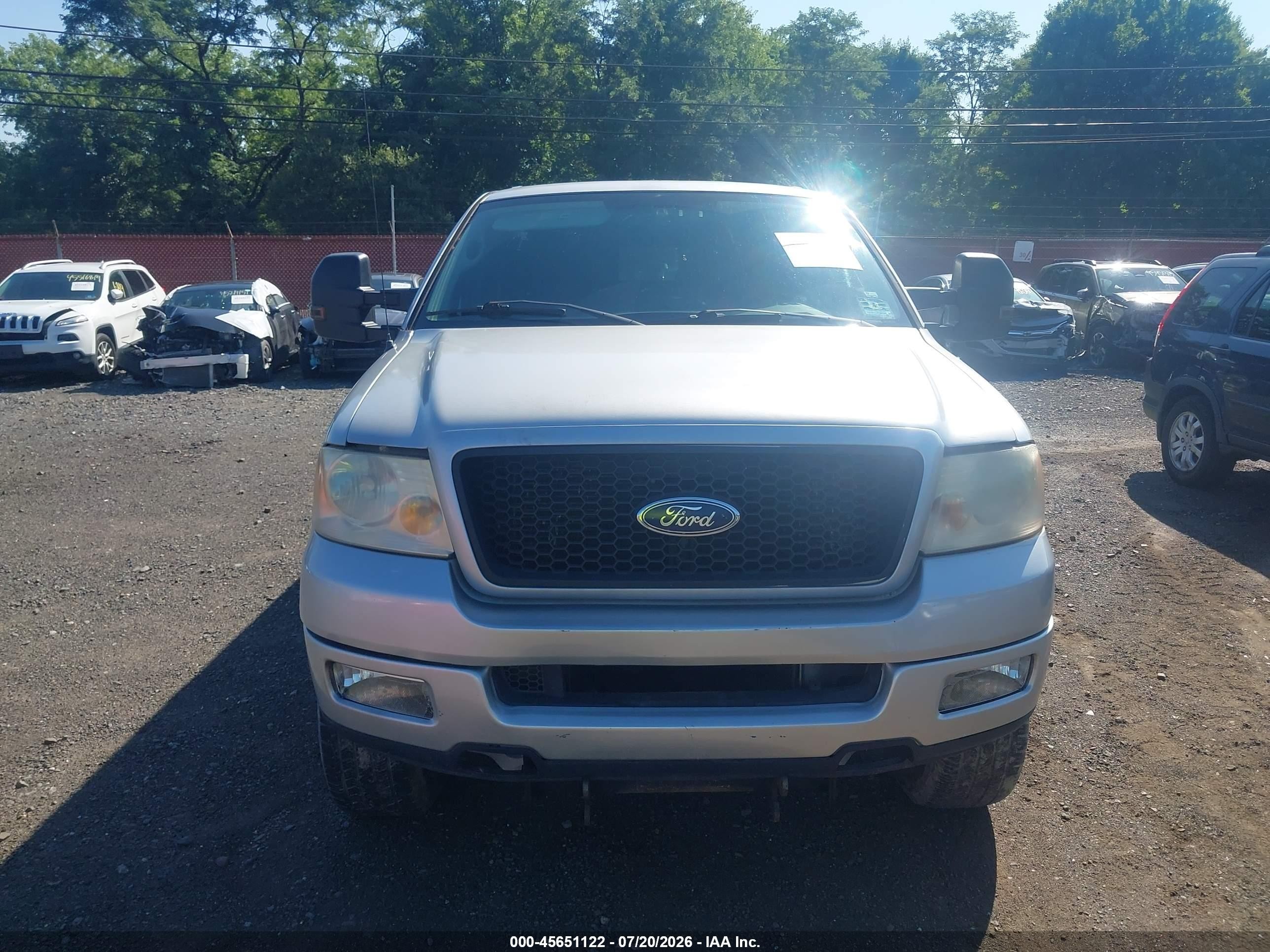 2005 Ford F-150 Fx4/lariat/xlt Gray vin: 1FTPW14525KE78036