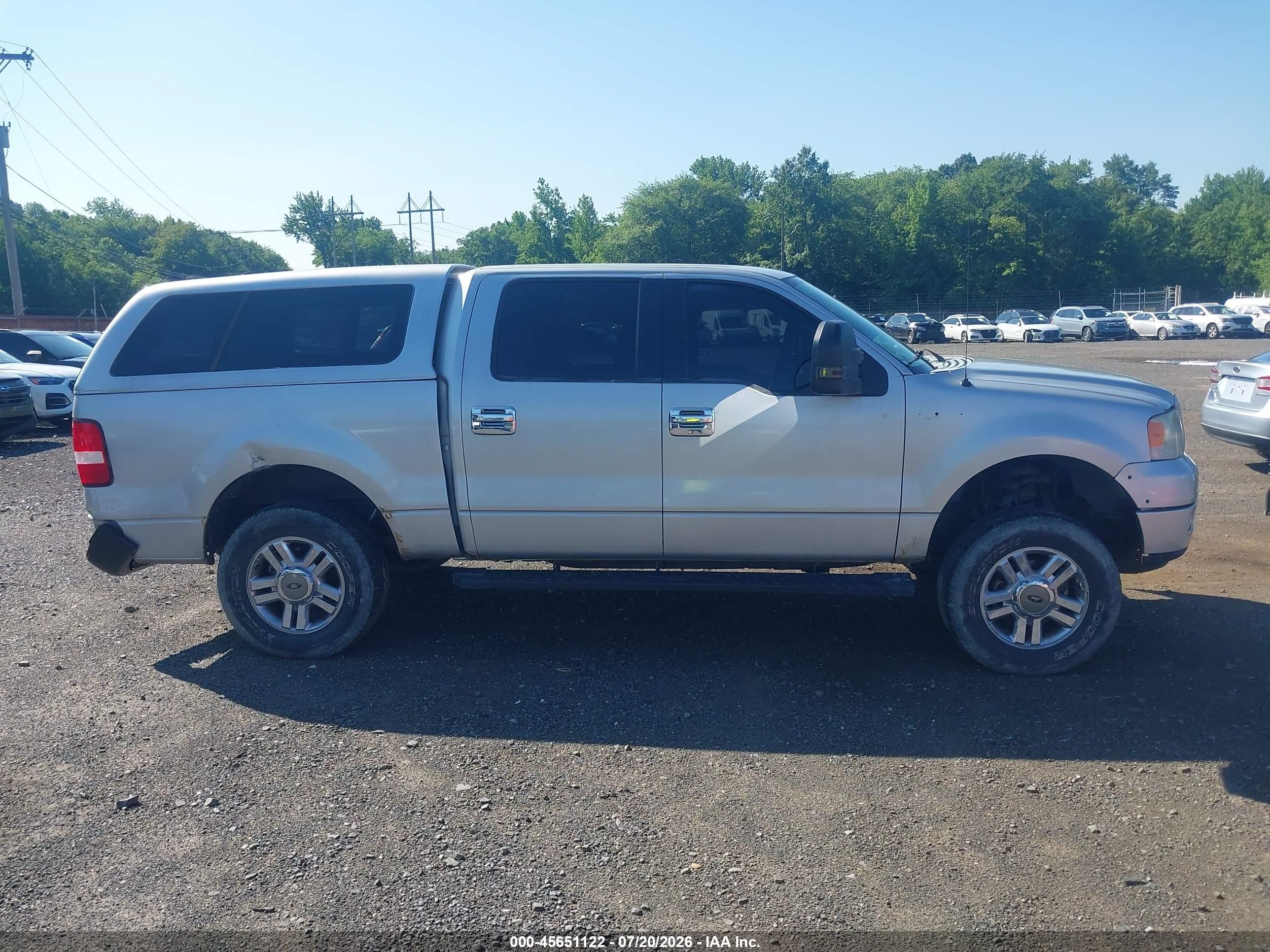 2005 Ford F-150 Fx4/lariat/xlt Gray vin: 1FTPW14525KE78036