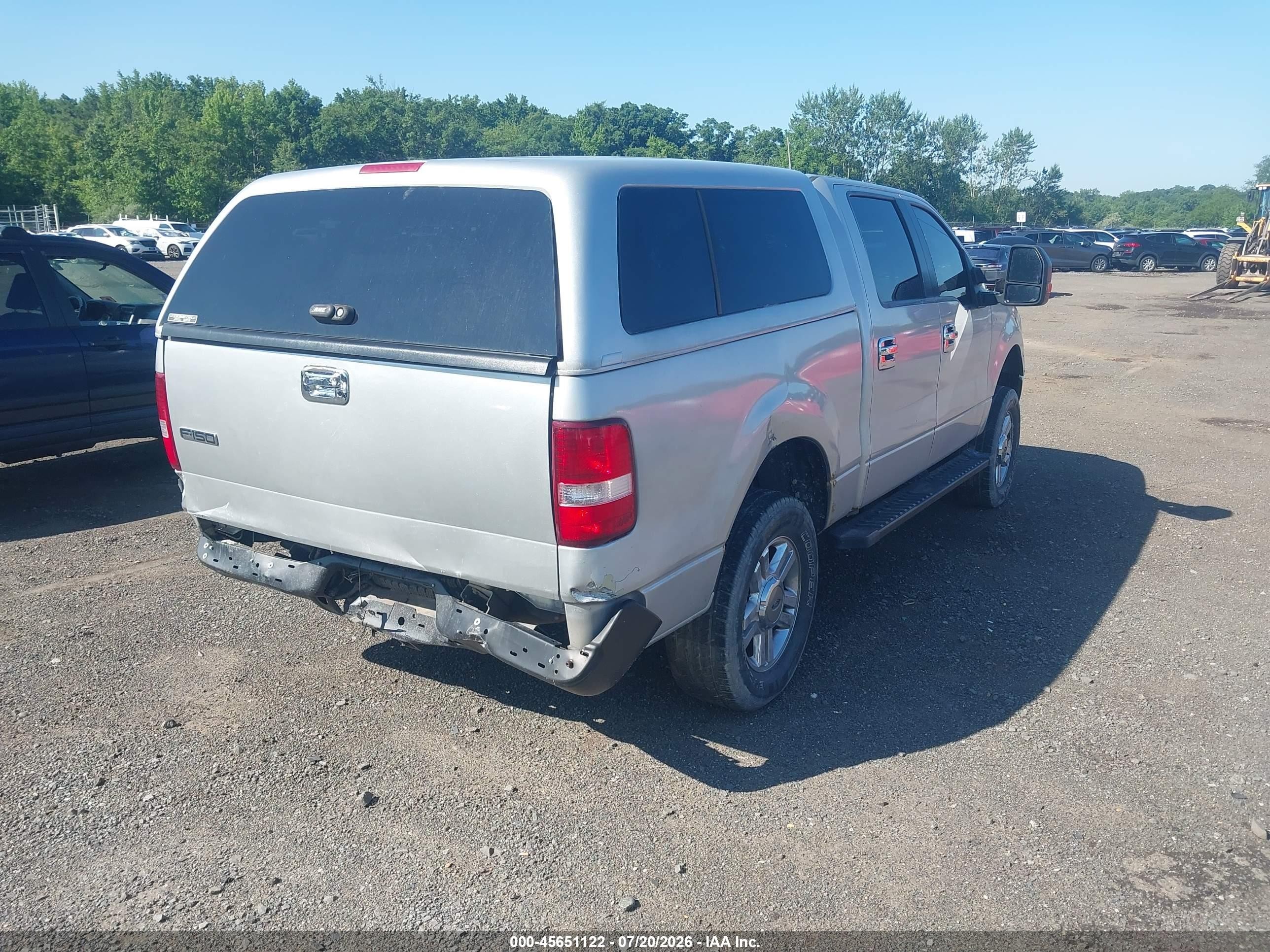 2005 Ford F-150 Fx4/lariat/xlt Gray vin: 1FTPW14525KE78036