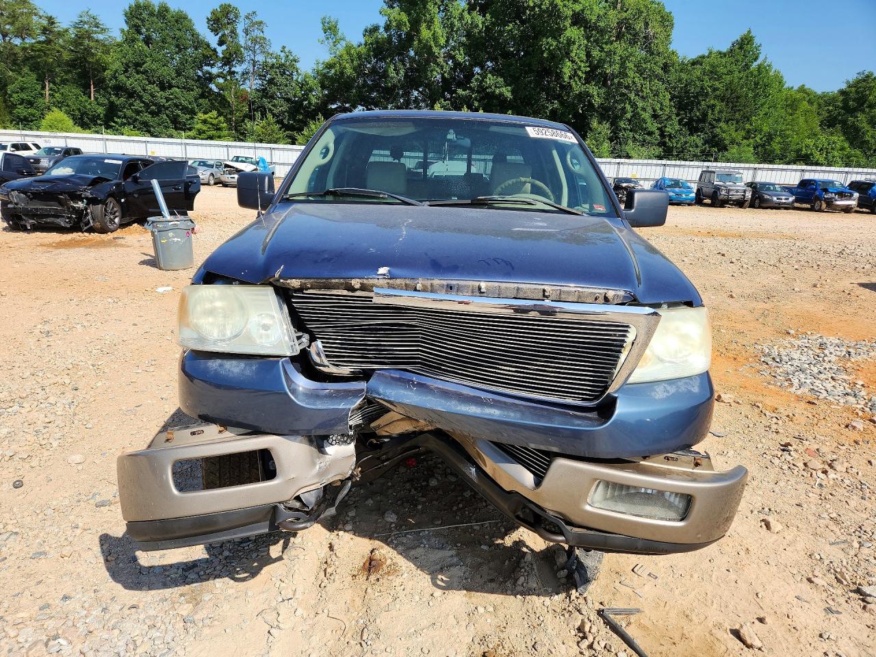 2005 Ford F150 Supercrew Blue vin: 1FTPW14525KE86282