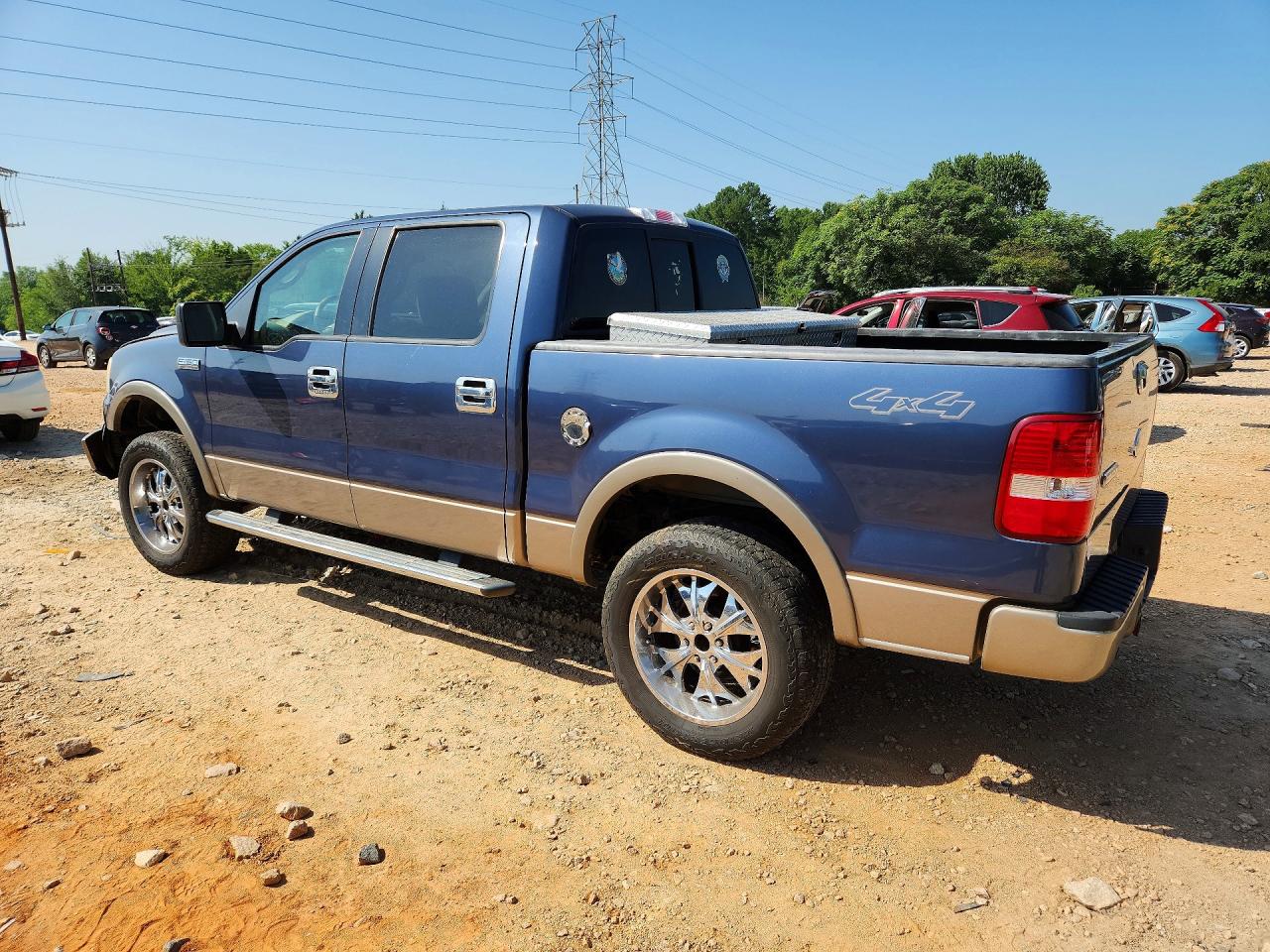 2005 Ford F150 Supercrew Blue vin: 1FTPW14525KE86282
