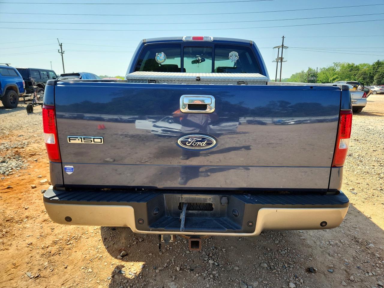 2005 Ford F150 Supercrew Blue vin: 1FTPW14525KE86282