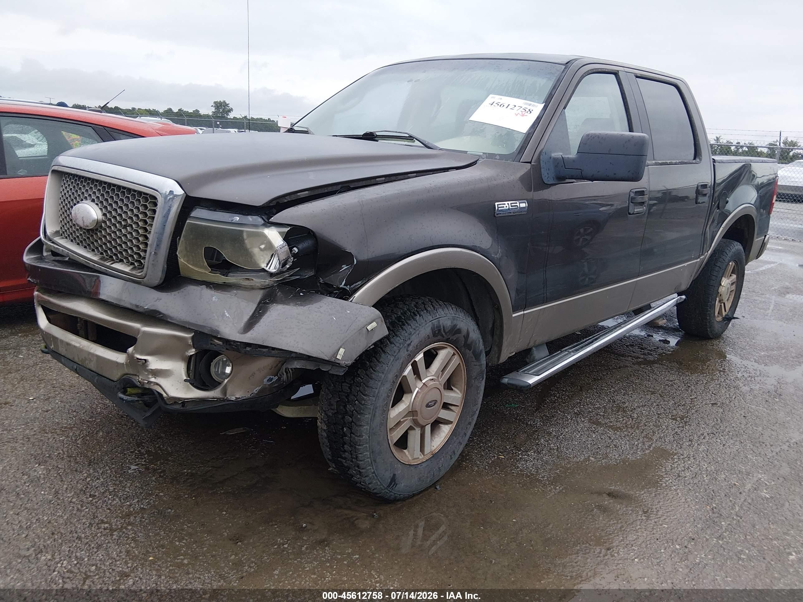 2006 Ford F-150 Fx4/lariat/xlt Gray vin: 1FTPW14526FA28784