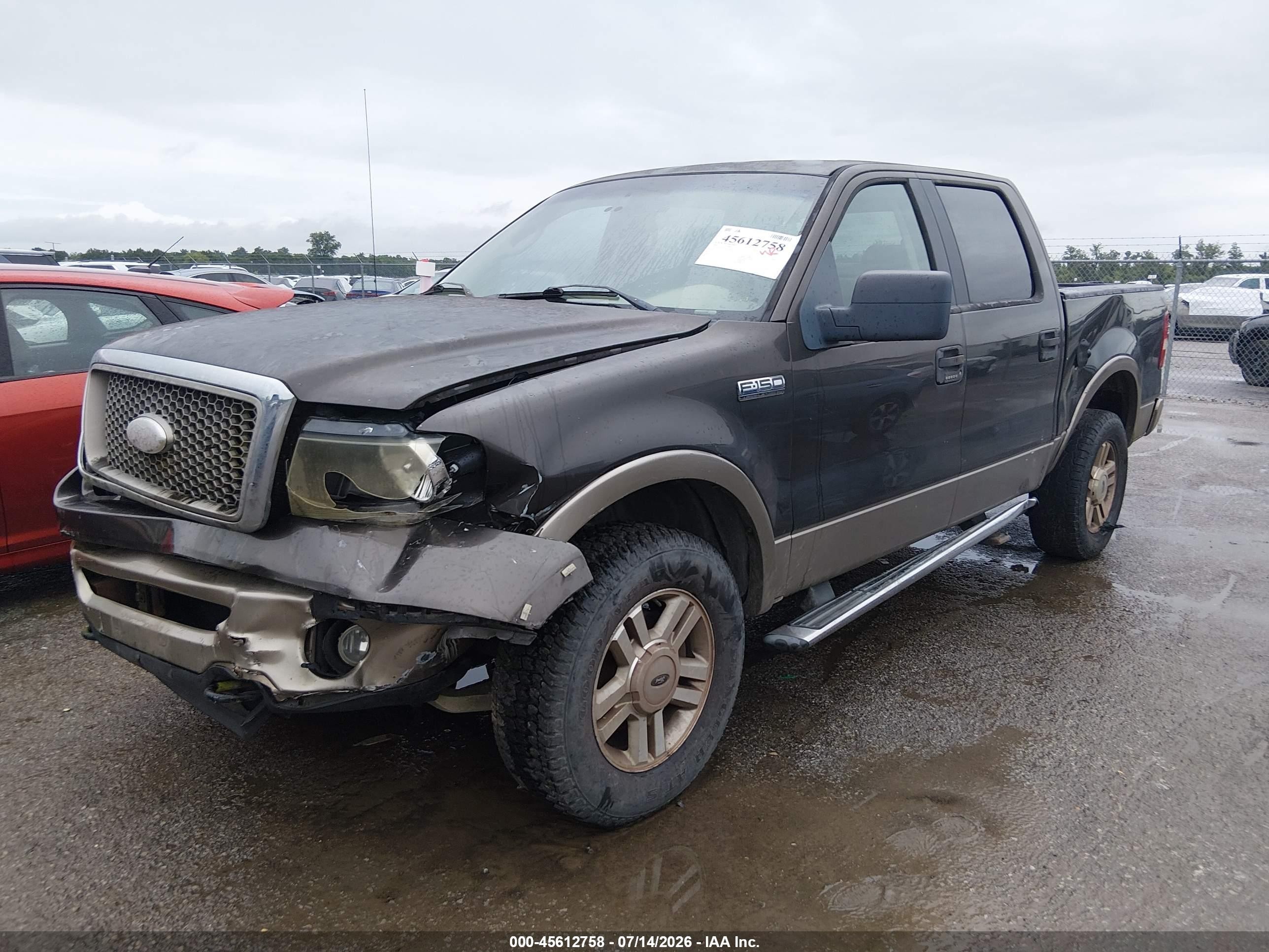 2006 Ford F-150 Fx4/lariat/xlt Gray vin: 1FTPW14526FA28784