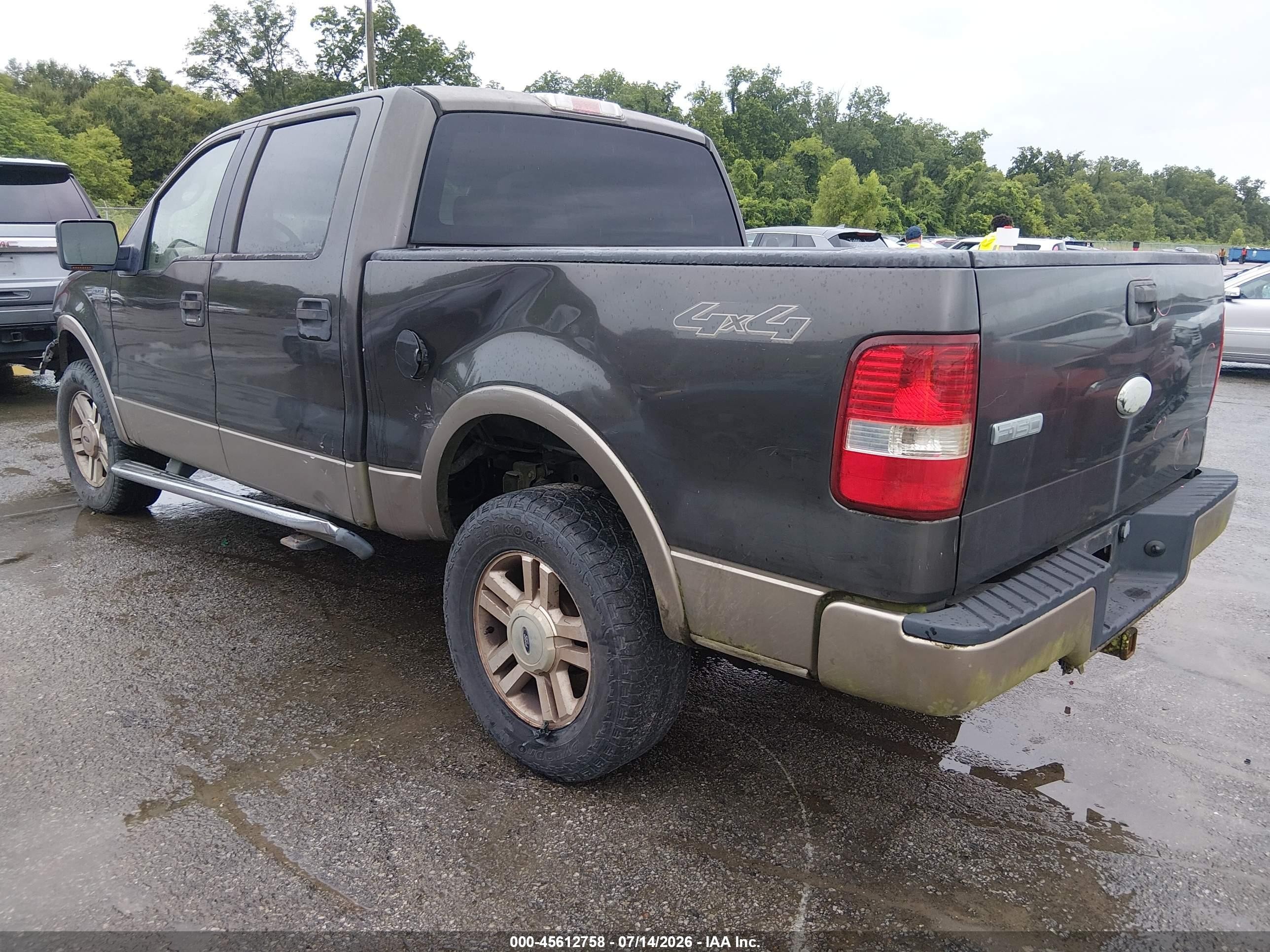 2006 Ford F-150 Fx4/lariat/xlt Gray vin: 1FTPW14526FA28784