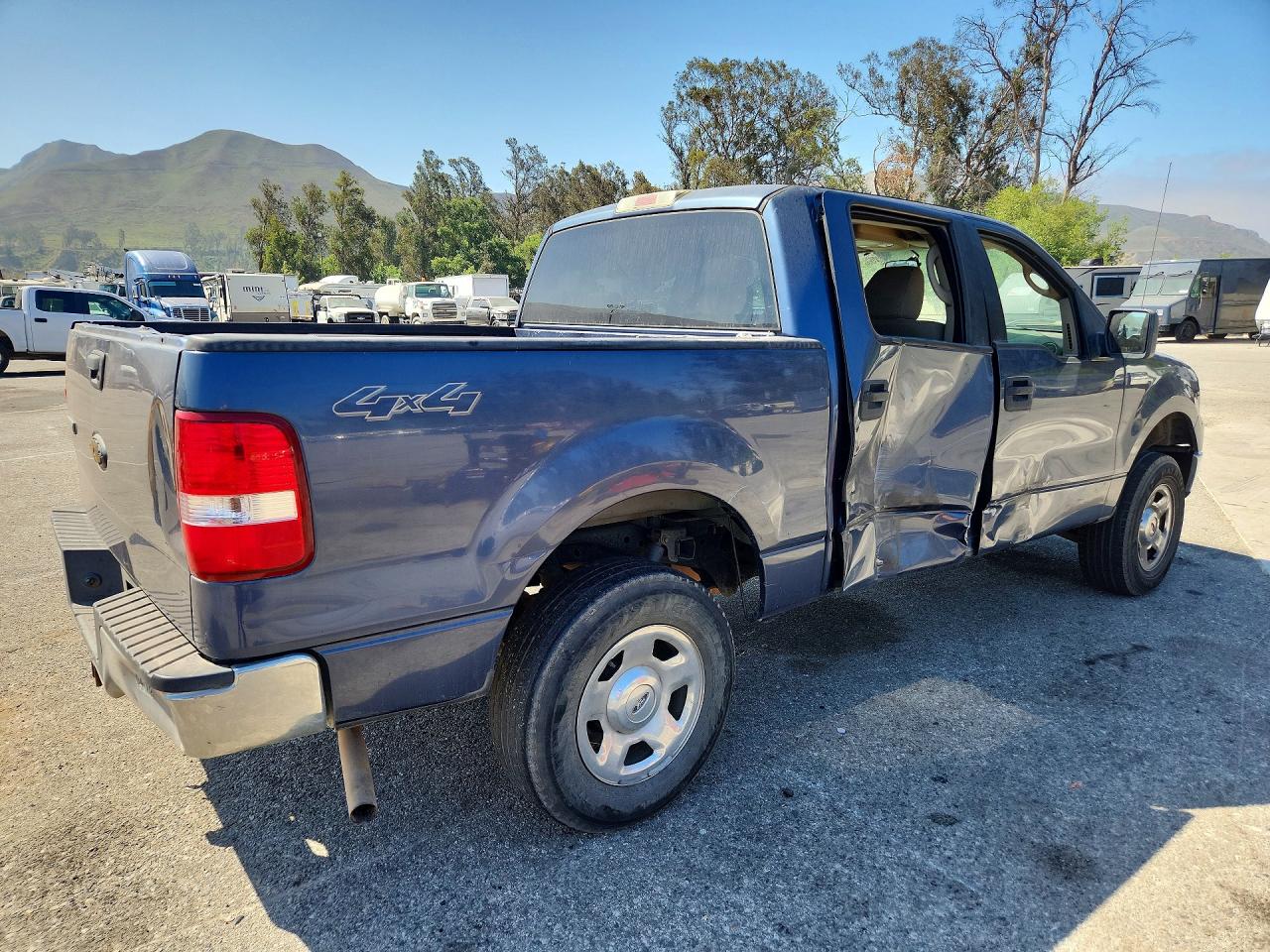 2006 Ford F150 Supercrew Blue vin: 1FTPW14526FA74096
