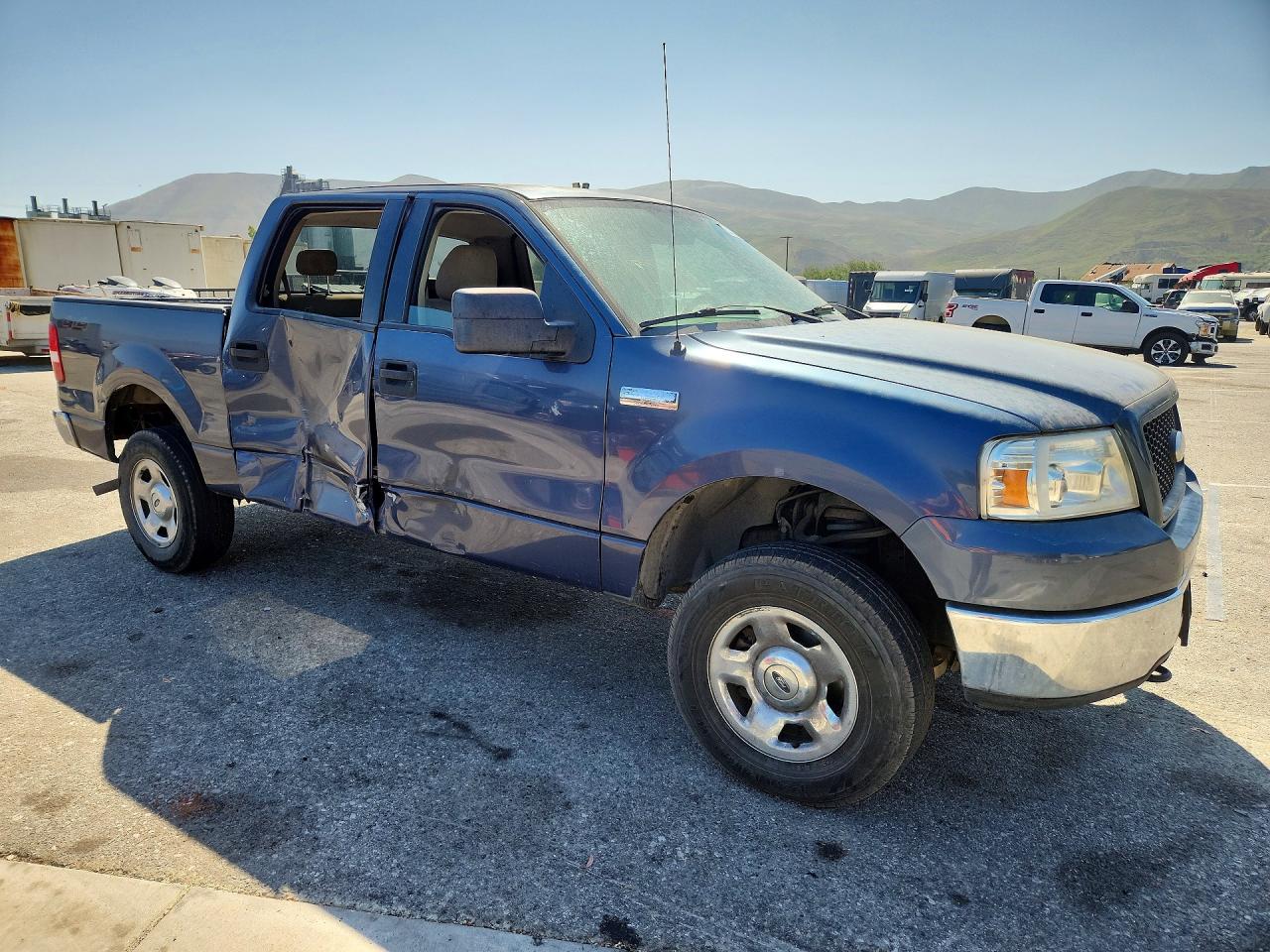 2006 Ford F150 Supercrew Blue vin: 1FTPW14526FA74096