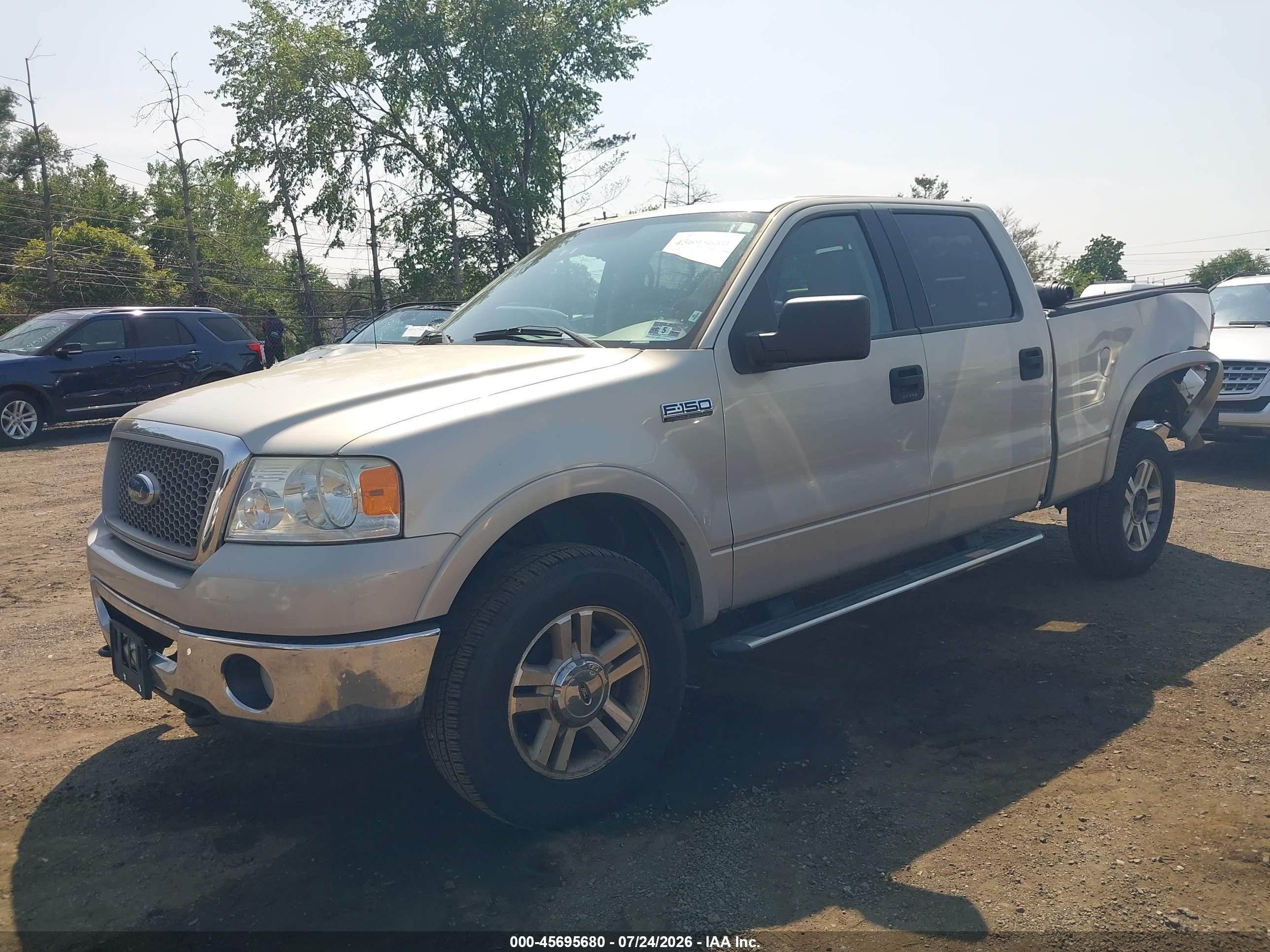 2006 Ford F-150 Fx4/lariat/xlt Gray vin: 1FTPW14526FB06142