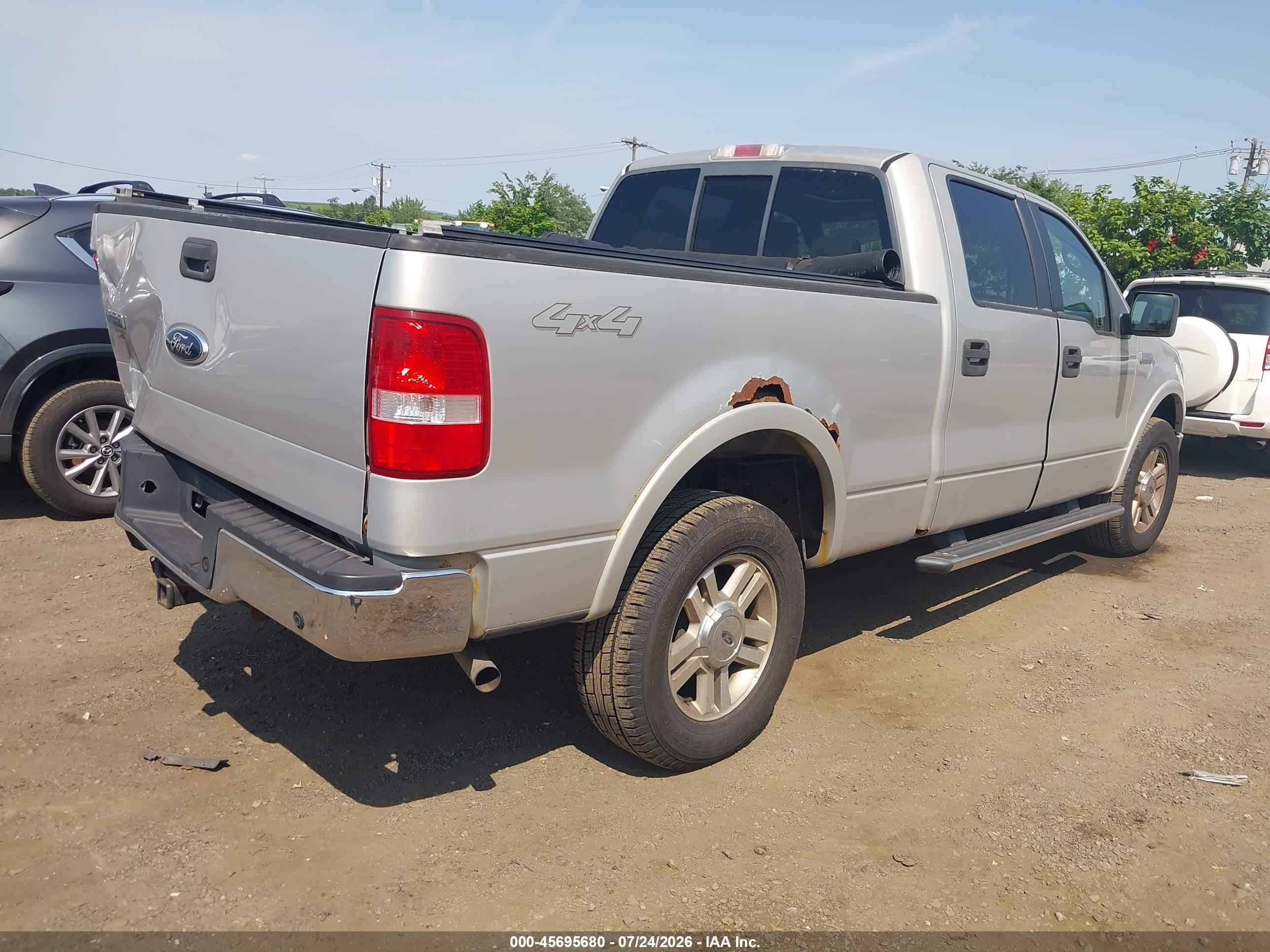 2006 Ford F-150 Fx4/lariat/xlt Gray vin: 1FTPW14526FB06142