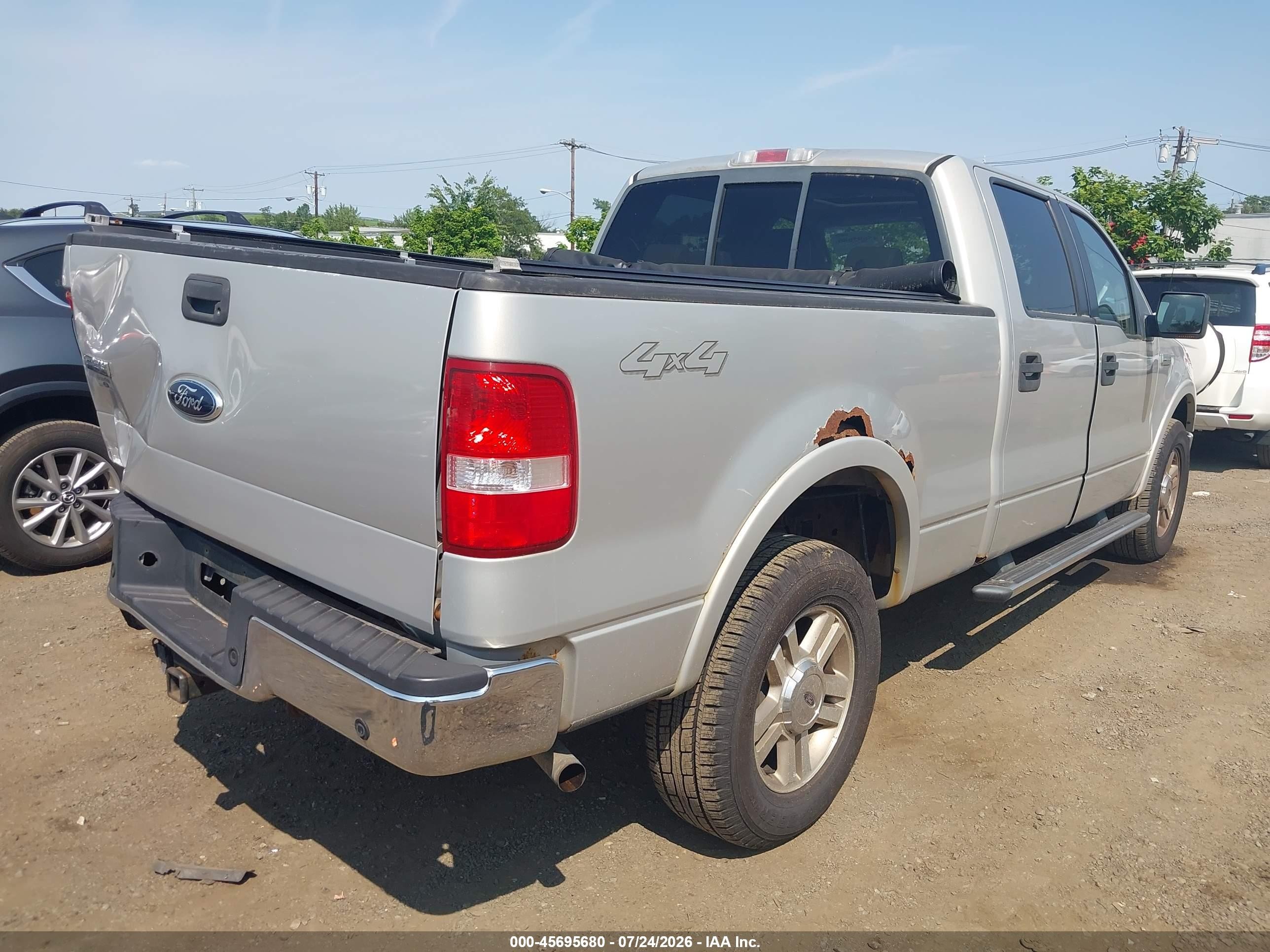 2006 Ford F-150 Fx4/lariat/xlt Gray vin: 1FTPW14526FB06142