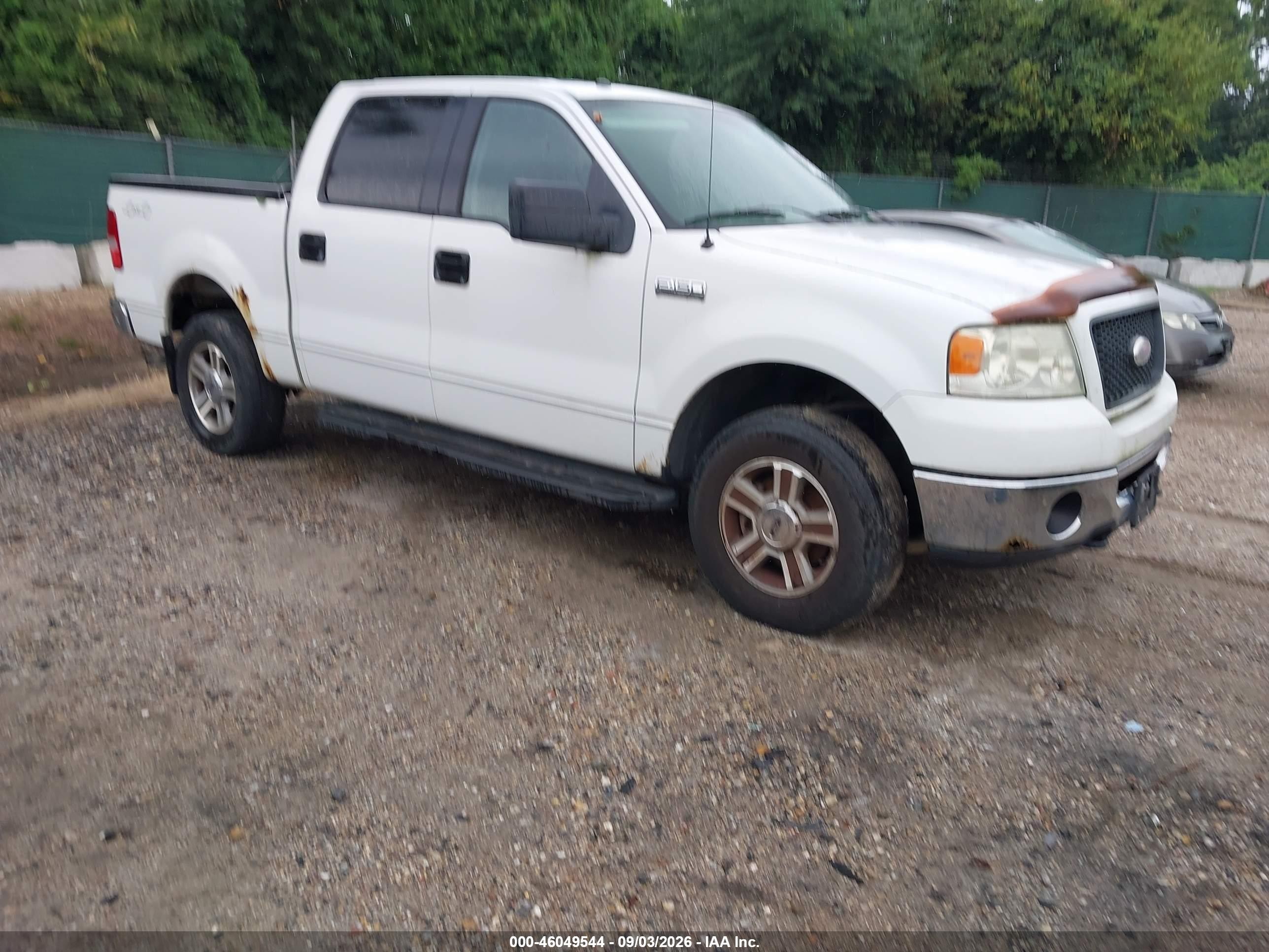 2006 Ford F-150 Fx4/lariat/xlt White vin: 1FTPW14526FB32773