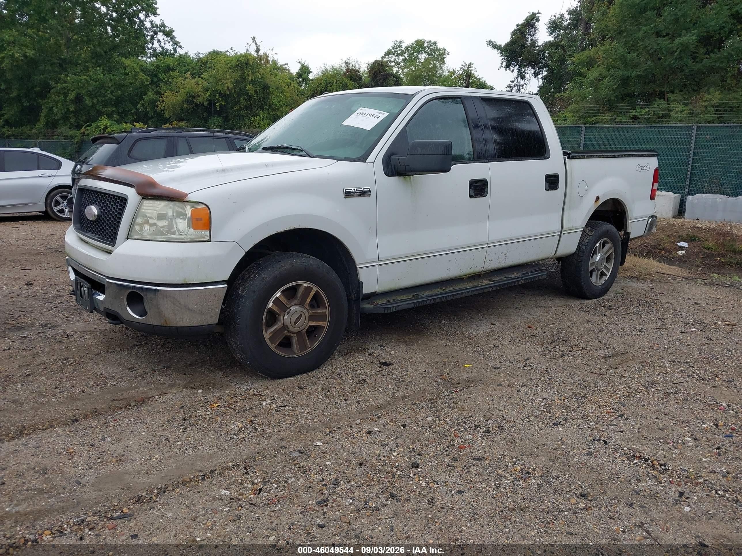 2006 Ford F-150 Fx4/lariat/xlt Белый vin: 1FTPW14526FB32773