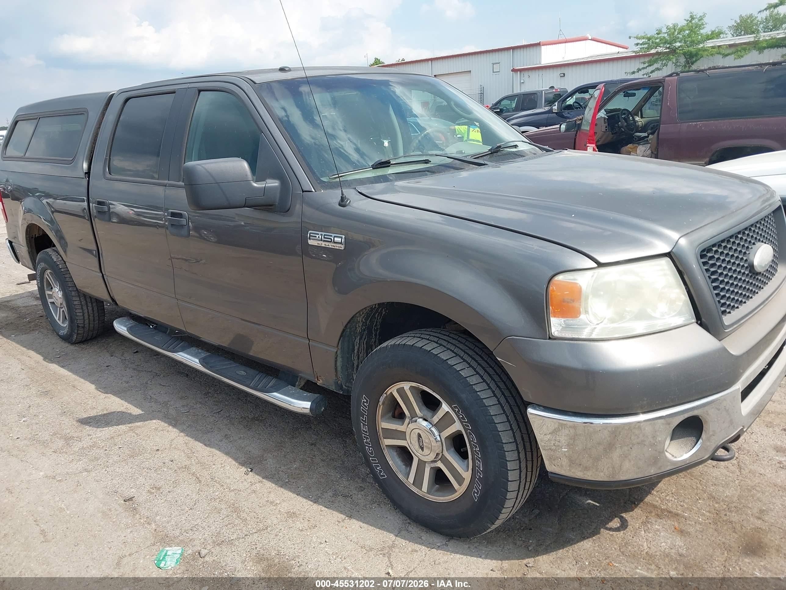 2006 Ford F-150 Fx4/lariat/xlt Серый vin: 1FTPW14526FB74425