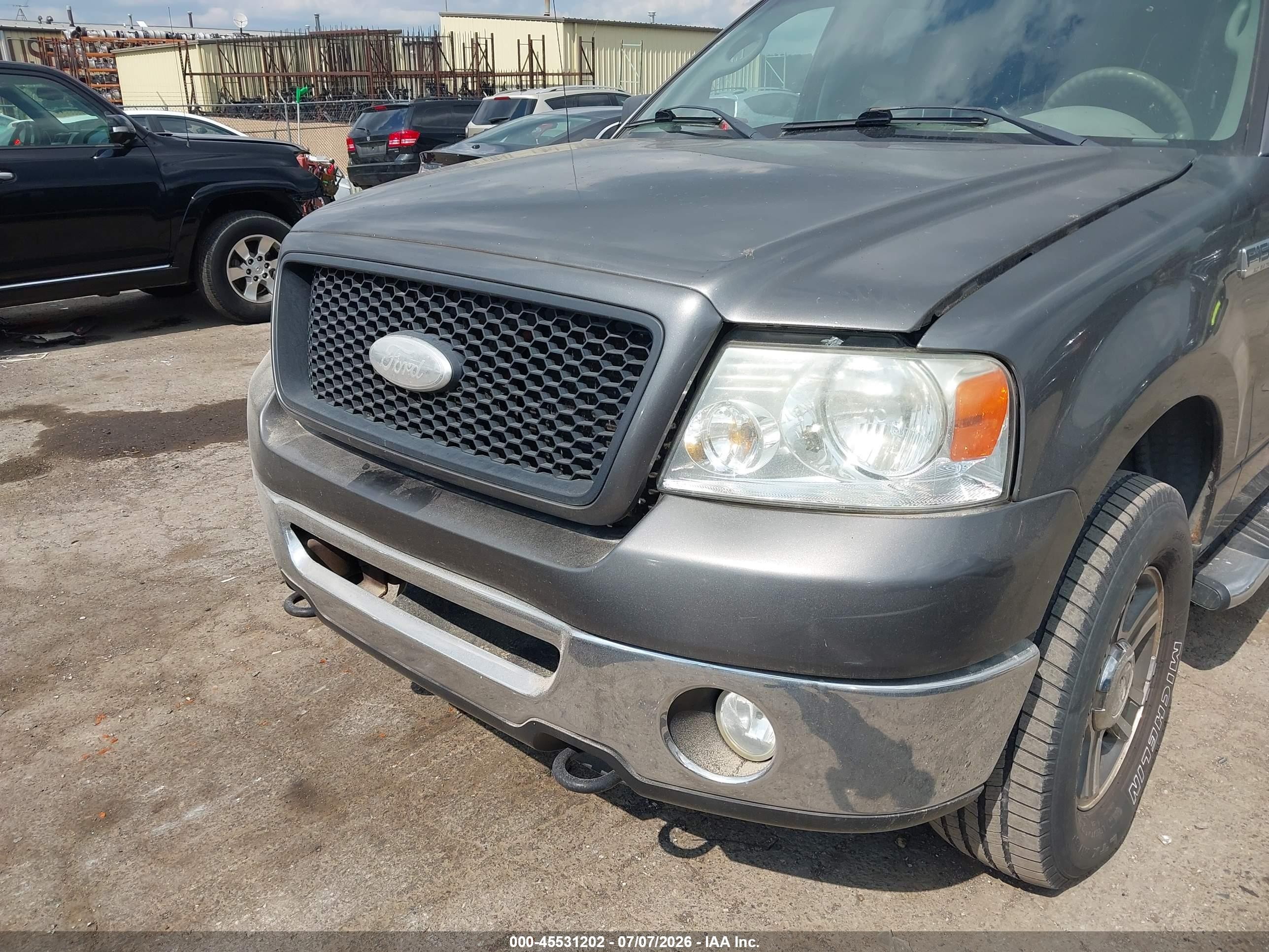 2006 Ford F-150 Fx4/lariat/xlt Серый vin: 1FTPW14526FB74425