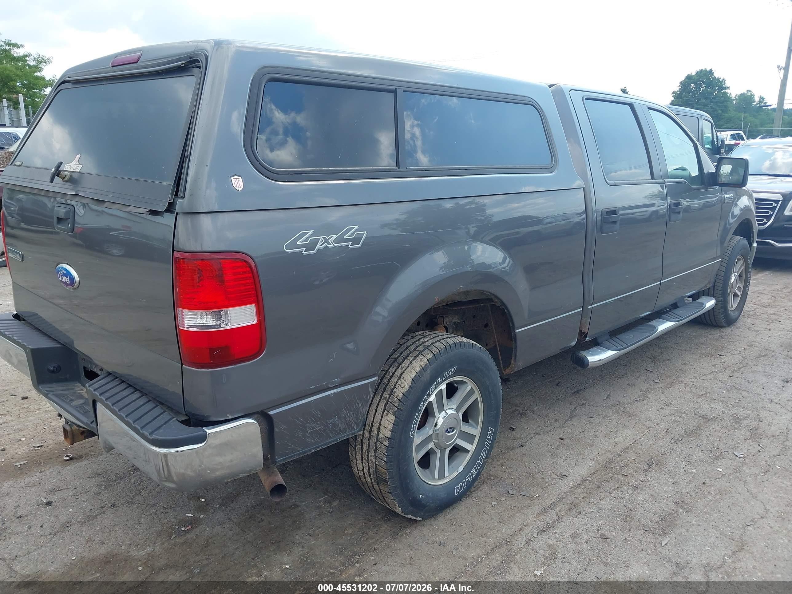 2006 Ford F-150 Fx4/lariat/xlt Серый vin: 1FTPW14526FB74425