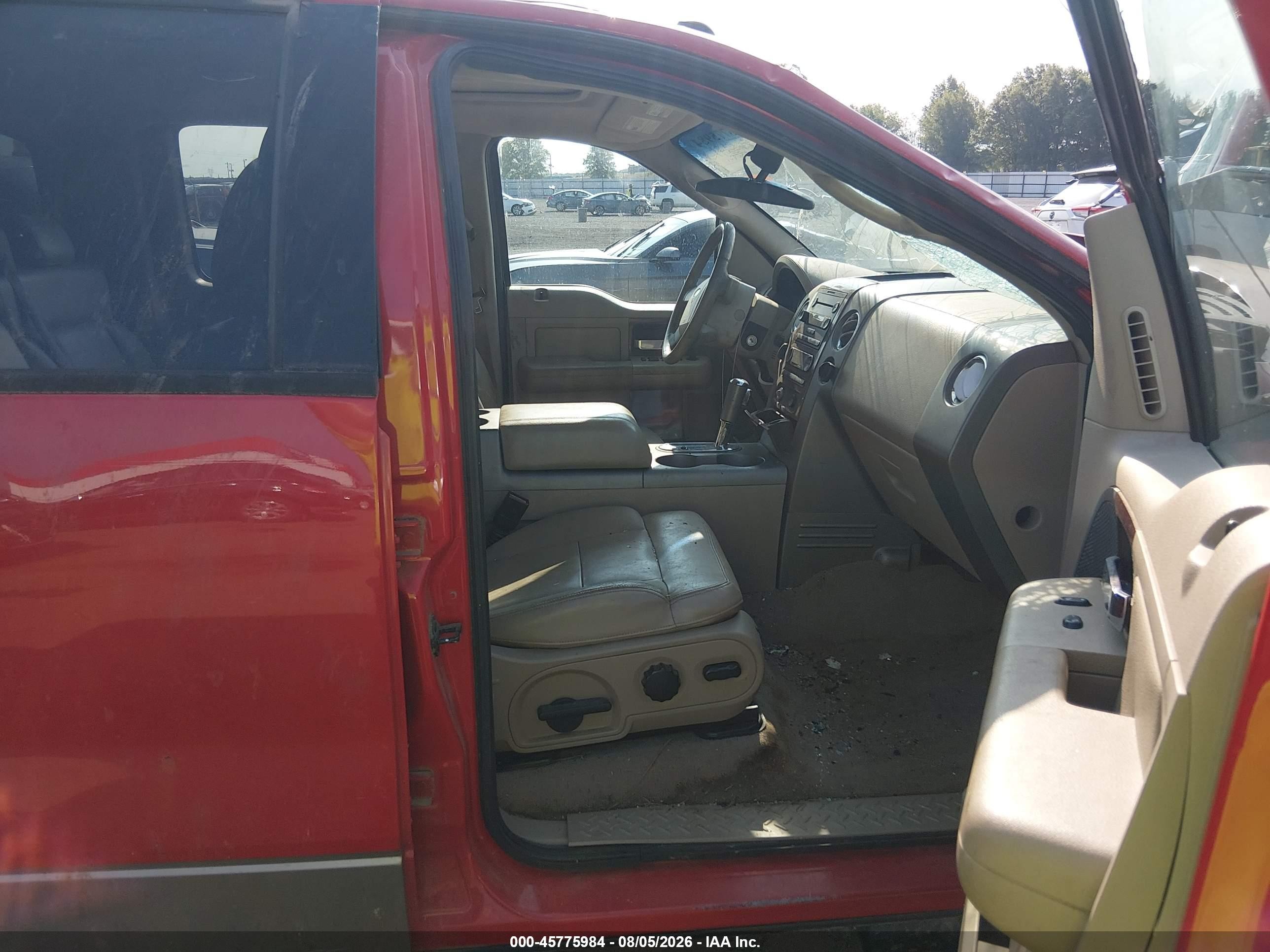 2006 Ford F-150 Fx4/lariat/xlt Красный vin: 1FTPW14526KB84508
