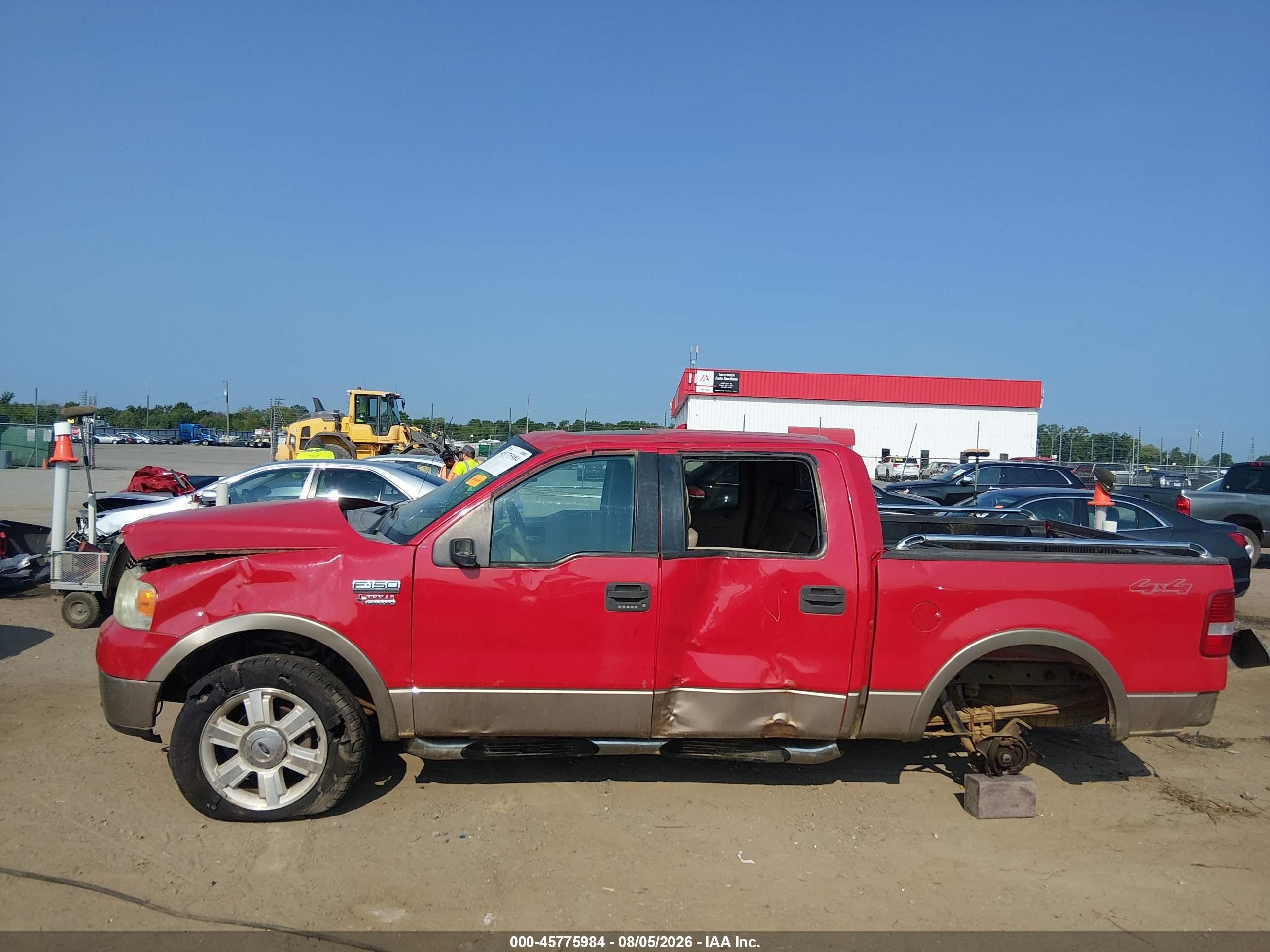 2006 Ford F-150 Fx4/lariat/xlt Красный vin: 1FTPW14526KB84508