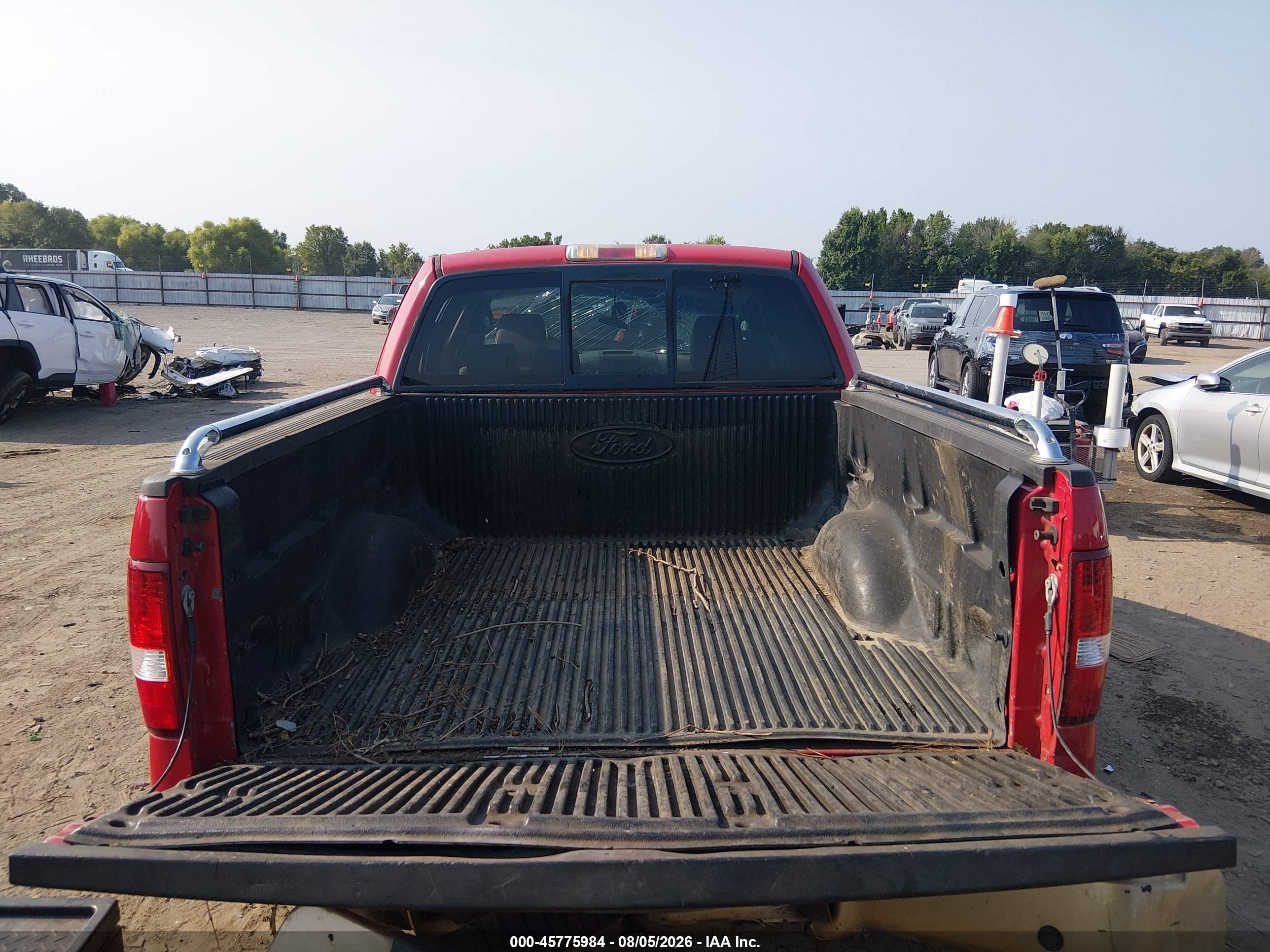 2006 Ford F-150 Fx4/lariat/xlt Красный vin: 1FTPW14526KB84508