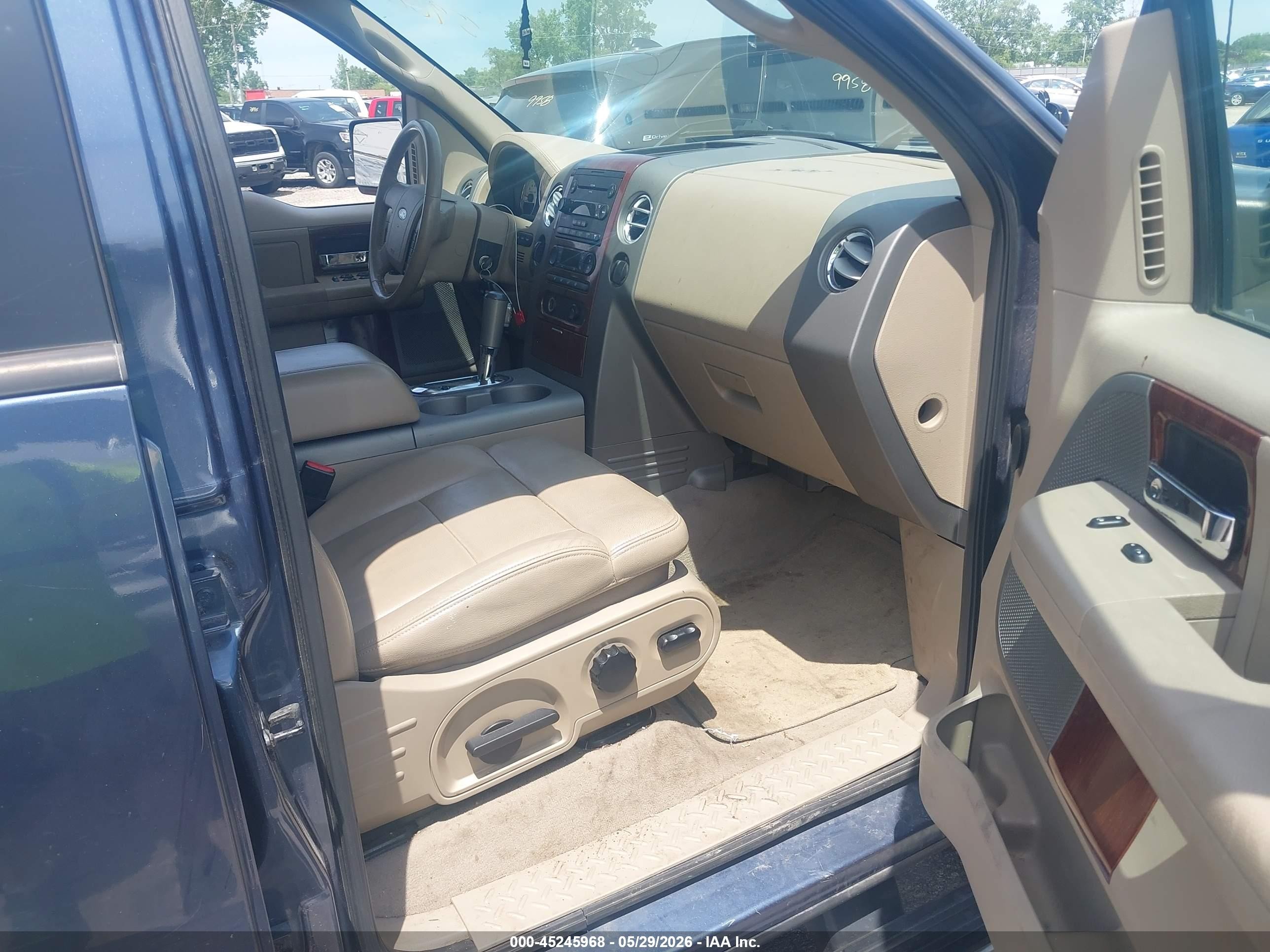 2006 Ford F-150 Fx4/lariat/xlt Dark Blue vin: 1FTPW14526KB94729