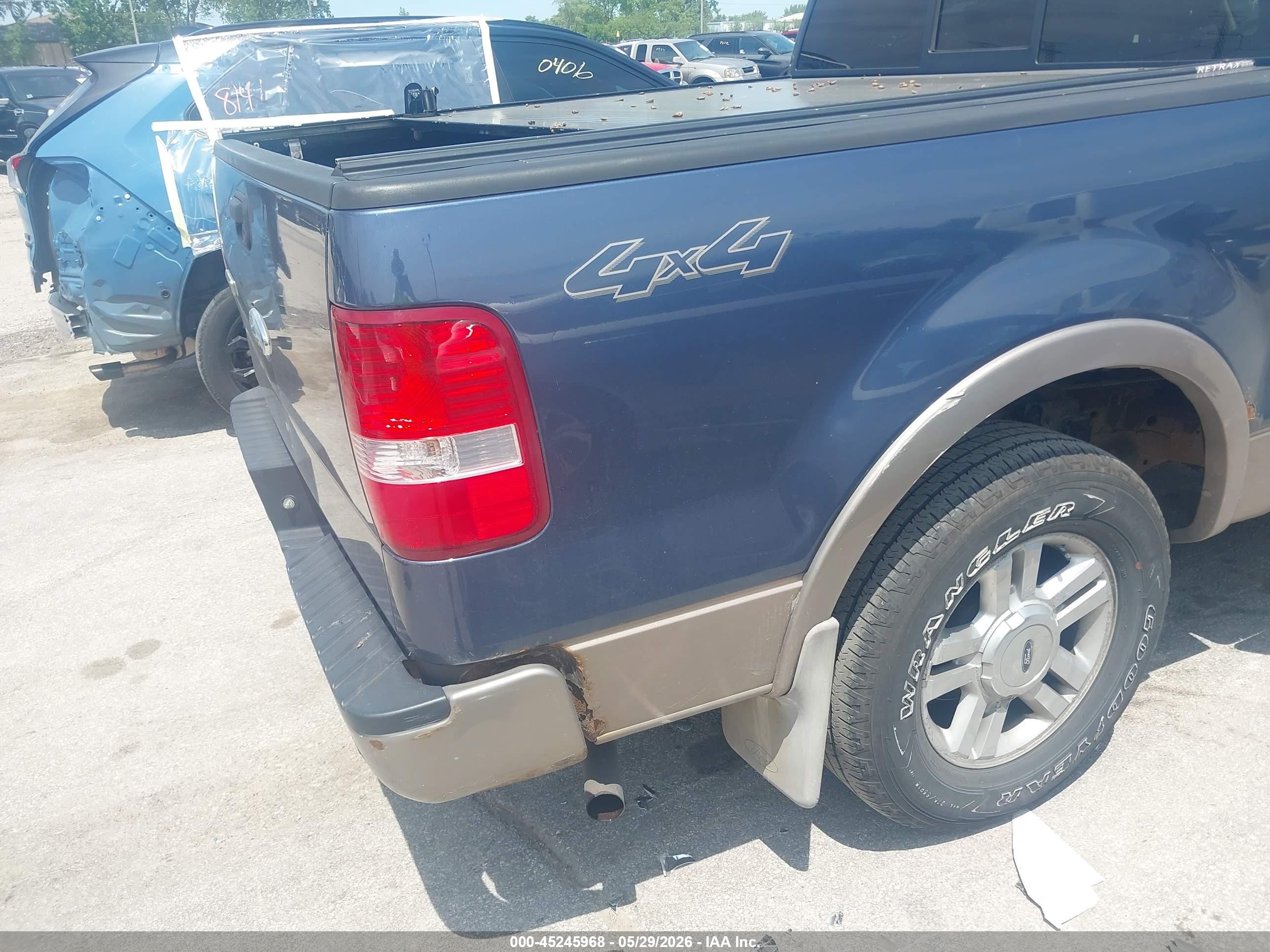 2006 Ford F-150 Fx4/lariat/xlt Dark Blue vin: 1FTPW14526KB94729