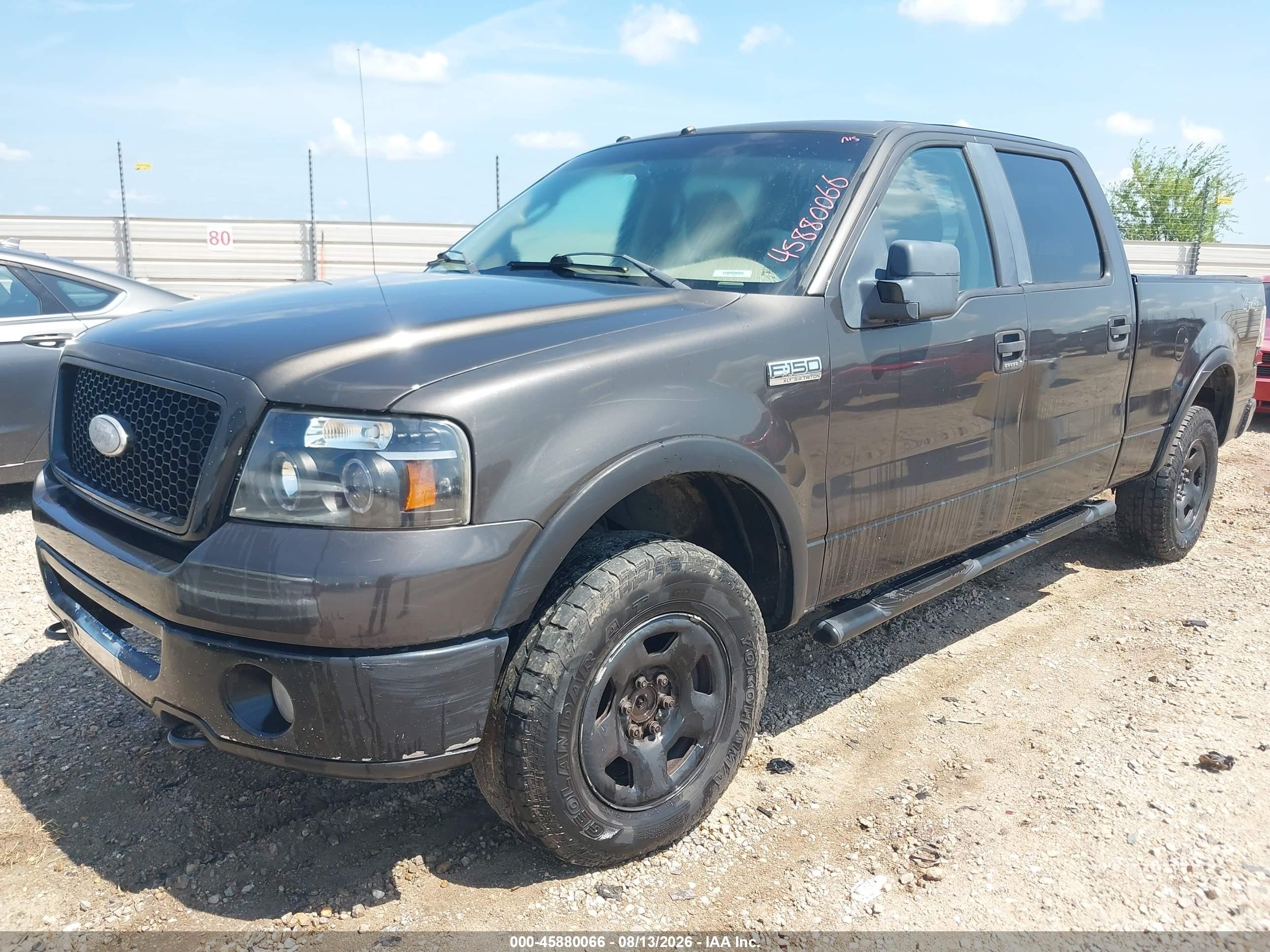 2007 Ford F-150 Fx4/lariat/xlt Gray vin: 1FTPW14527FA35512