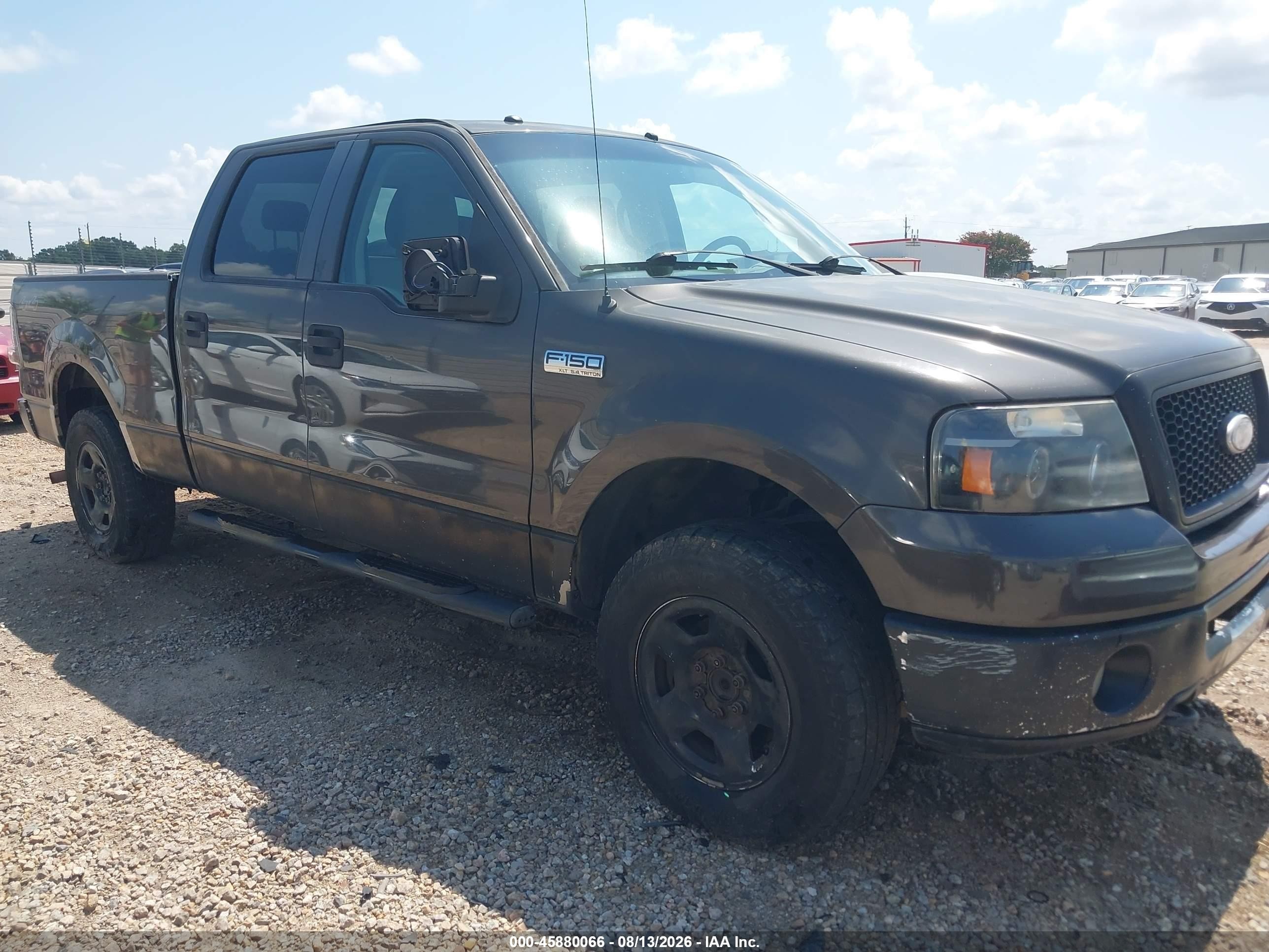 2007 Ford F-150 Fx4/lariat/xlt Gray vin: 1FTPW14527FA35512