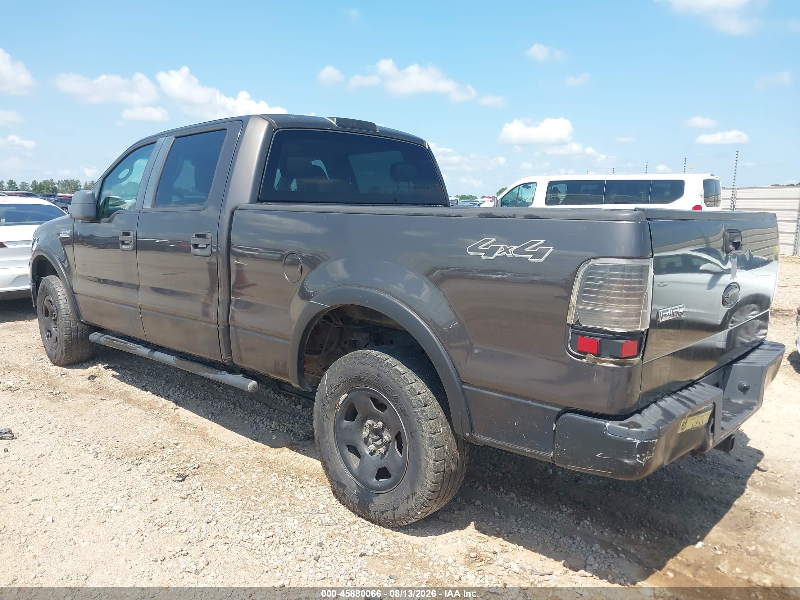 2007 Ford F-150 Fx4/lariat/xlt Gray vin: 1FTPW14527FA35512