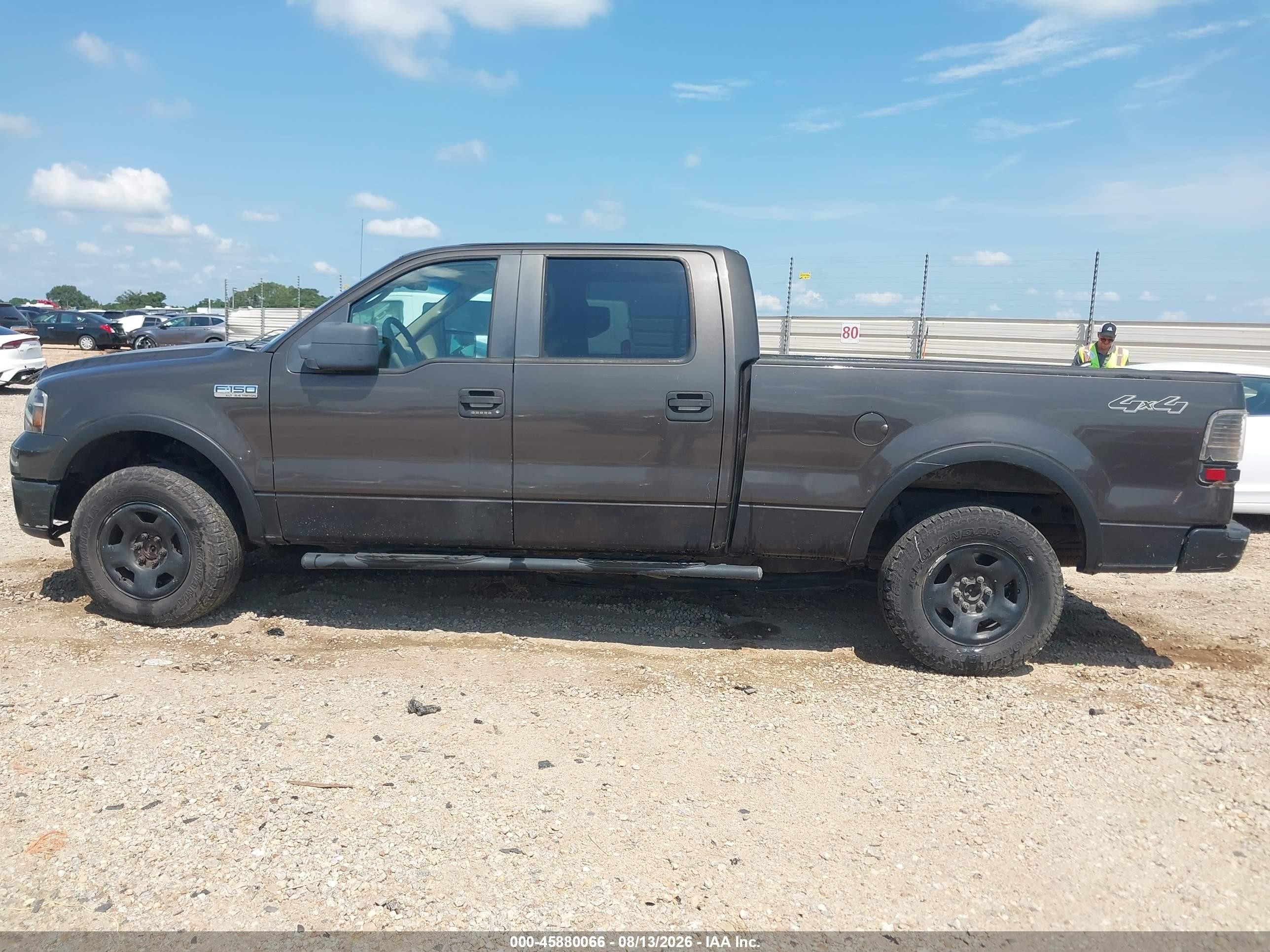 2007 Ford F-150 Fx4/lariat/xlt Gray vin: 1FTPW14527FA35512