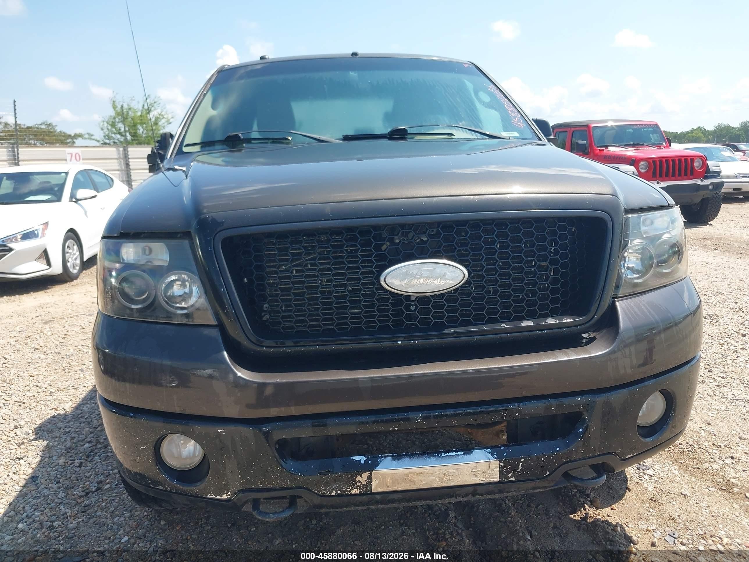 2007 Ford F-150 Fx4/lariat/xlt Gray vin: 1FTPW14527FA35512