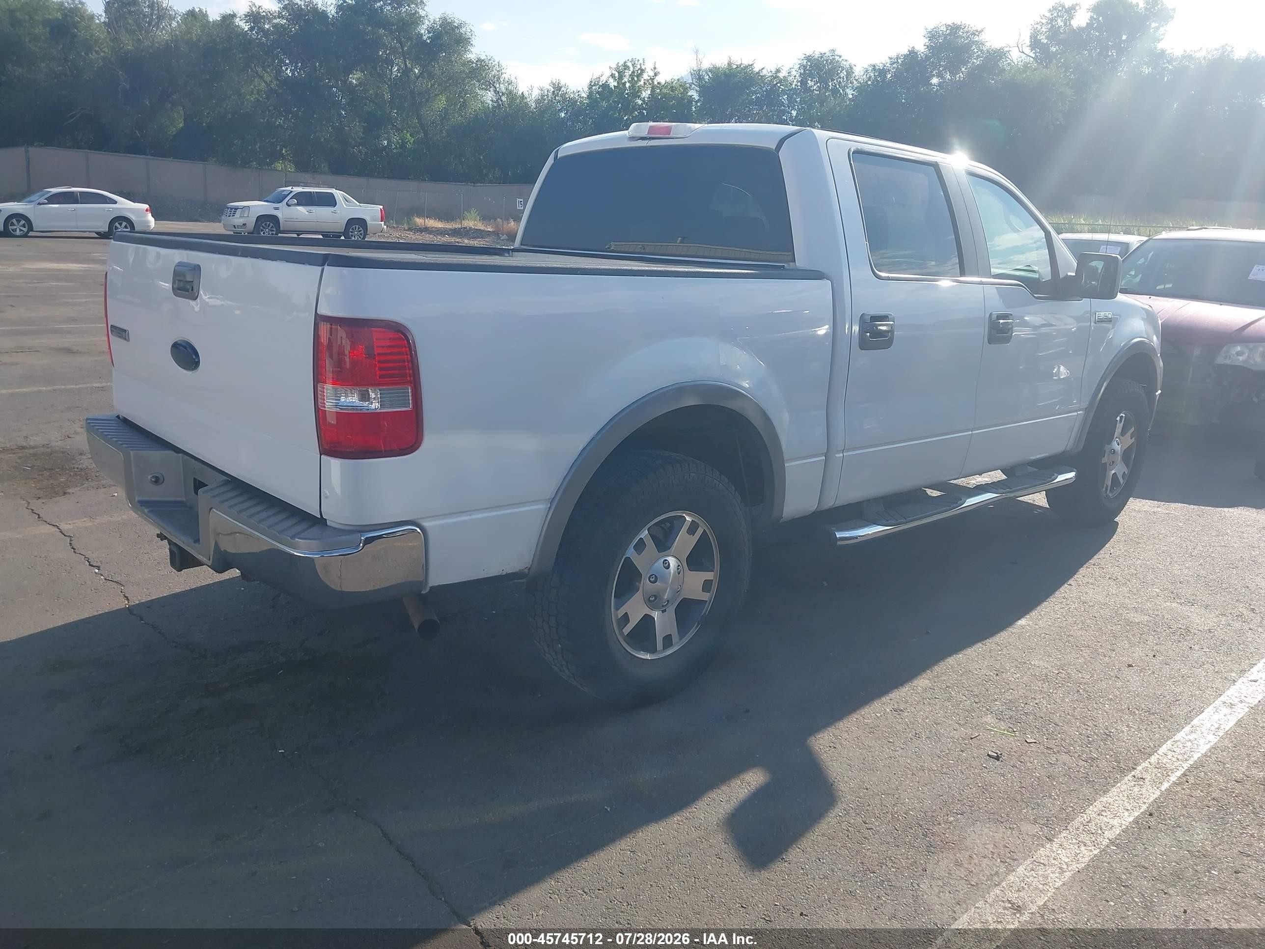 2007 Ford F-150 Fx4/lariat/xlt White vin: 1FTPW14527FA48437