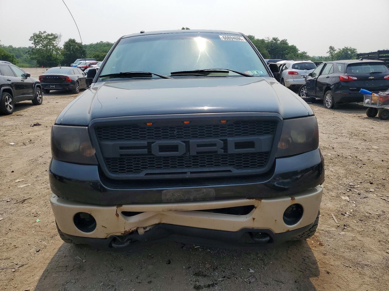 2008 Ford F150 Supercrew Black vin: 1FTPW14528FA41019