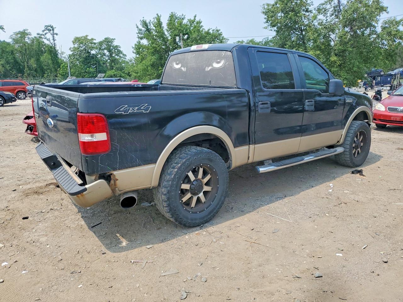 2008 Ford F150 Supercrew Black vin: 1FTPW14528FA41019