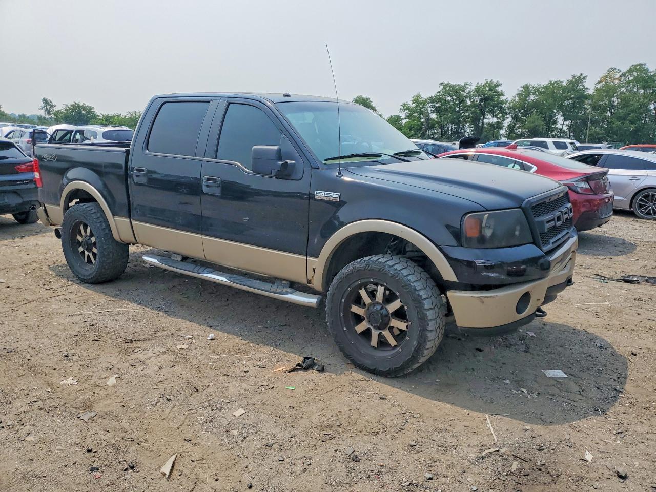 2008 Ford F150 Supercrew Black vin: 1FTPW14528FA41019